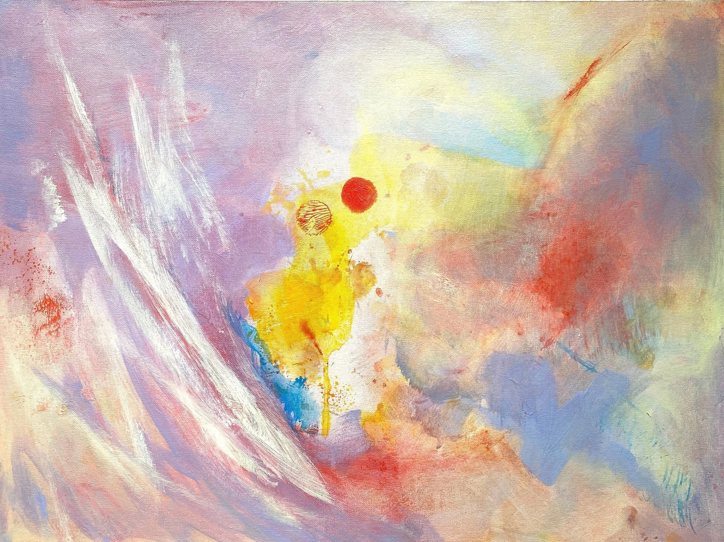  Acrylic on paper. 24x18 inches 