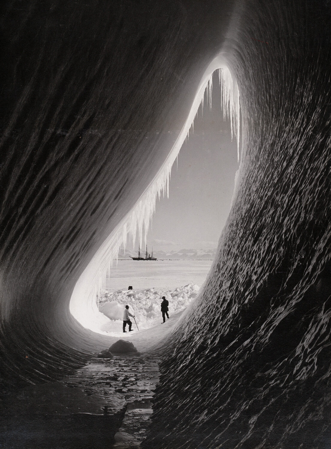 Scott's Terra Nova Expedition at the Grotto during the Heroic Age of Exploration.jpg.jpg