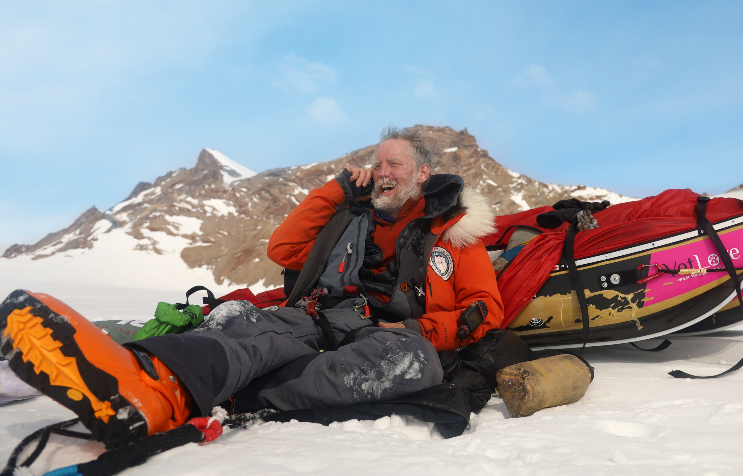 Australian Polar Explorer Geoff Wilson nears the end of the longest solo Antarctic journey in history.jpg