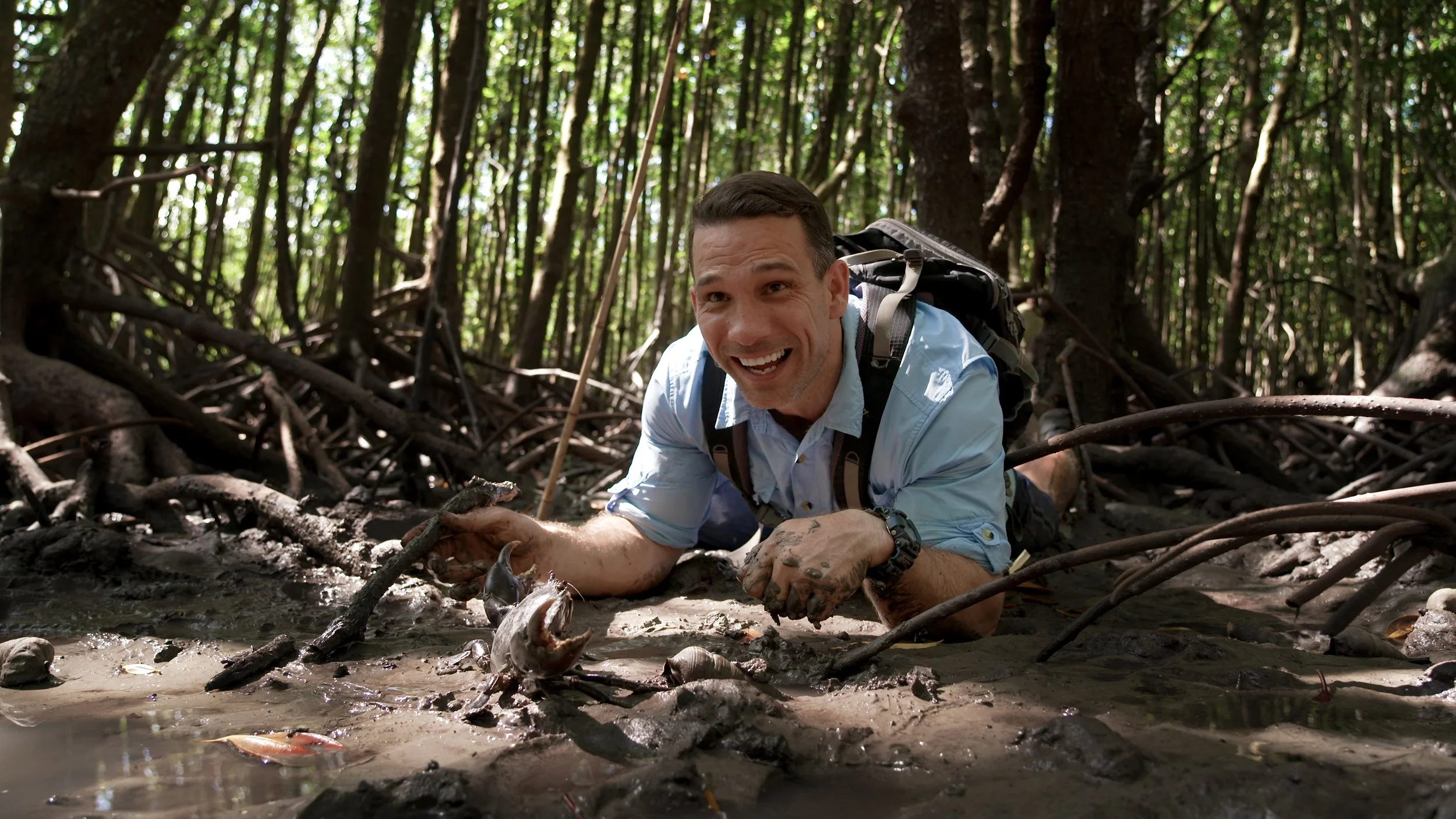 BTS_Phil with MudCrab.jpg