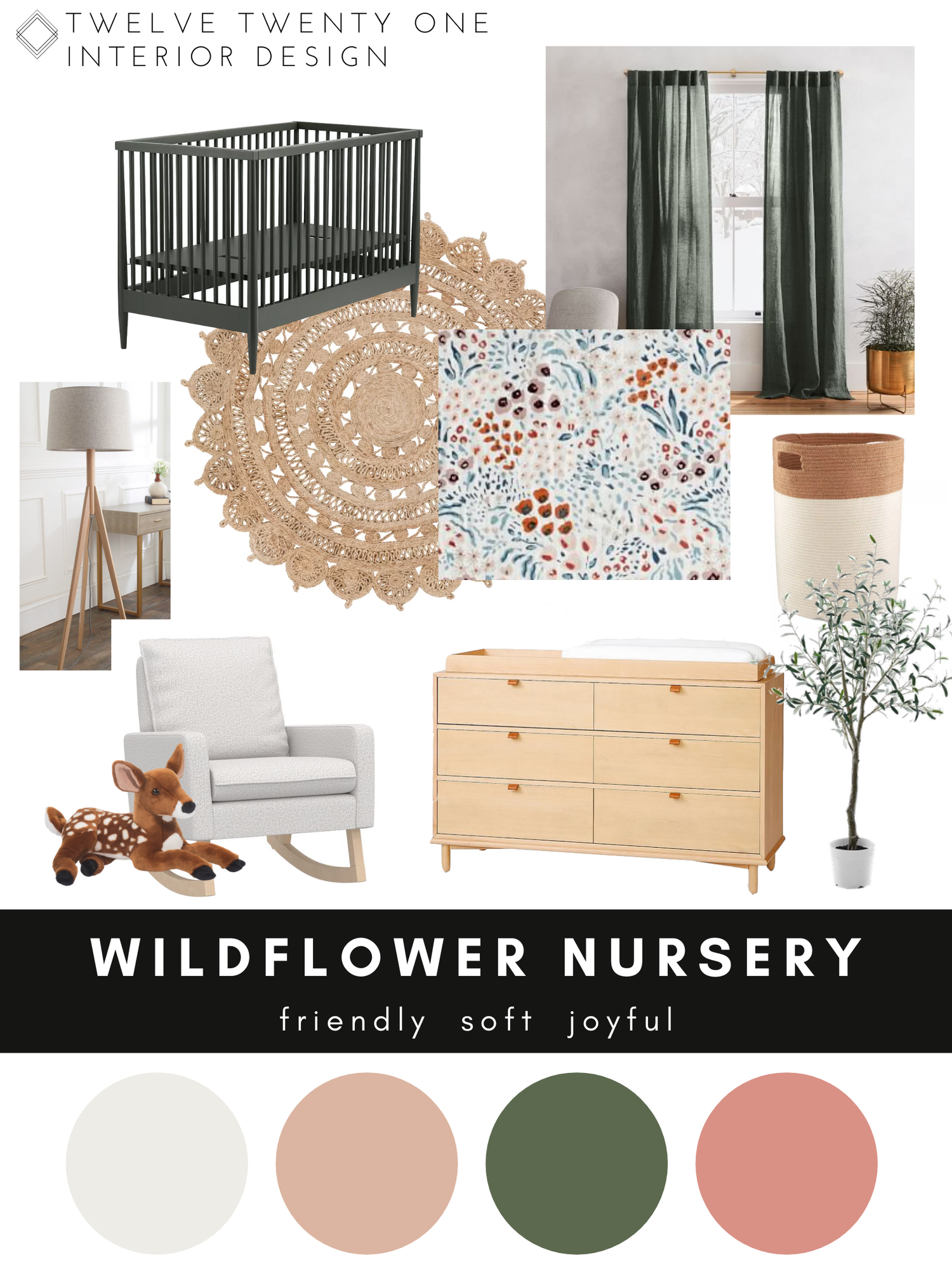 Wildflower Nursery Design — Twelve Twenty One Interior Design