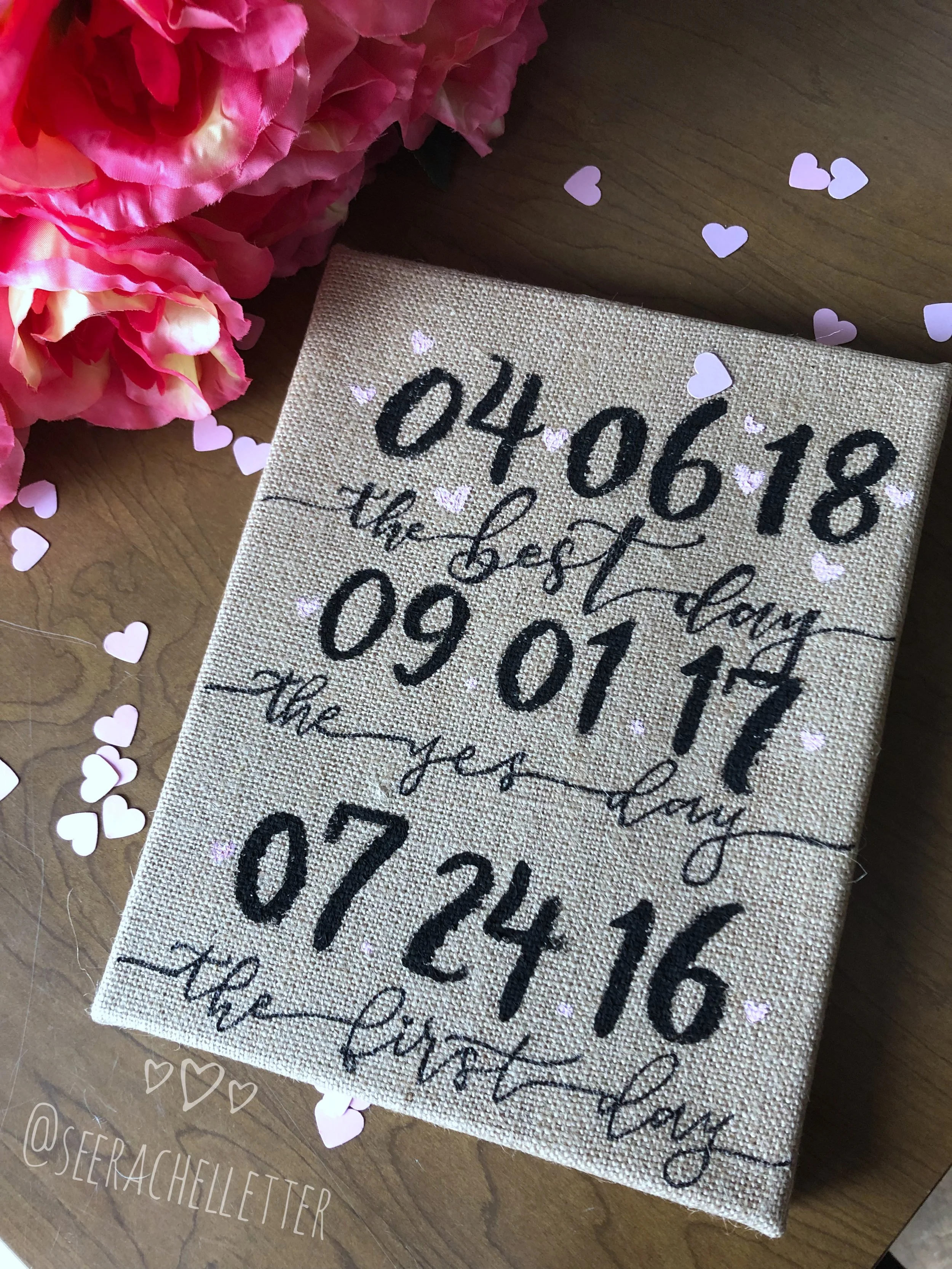 The First-Yes-Best Burlap Canvas thoughhhh.