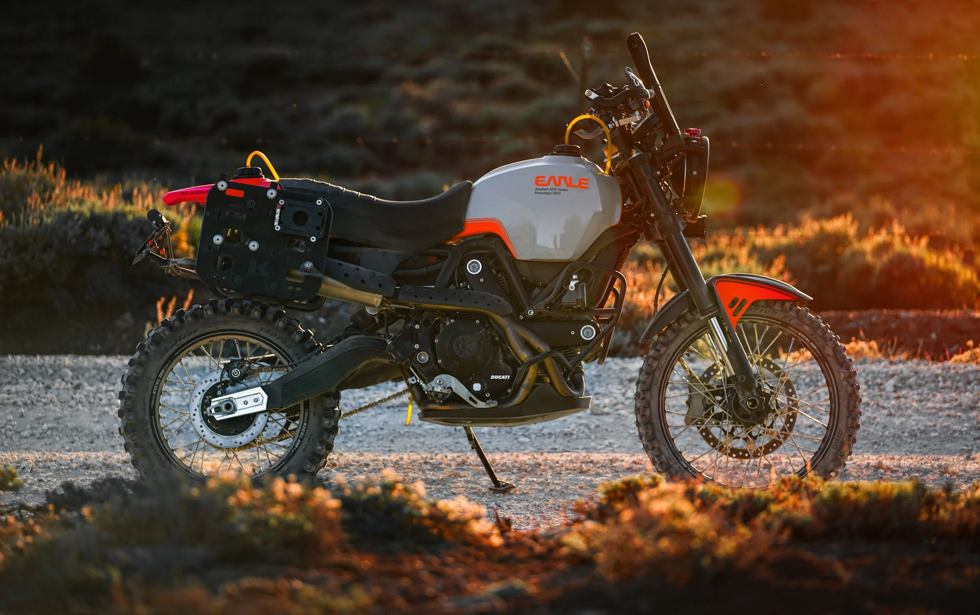The Alaskan - ADV custom bike — Earle Motors