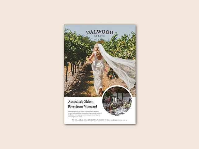Flyer design for the Dalwood Estate #simonepilladesign