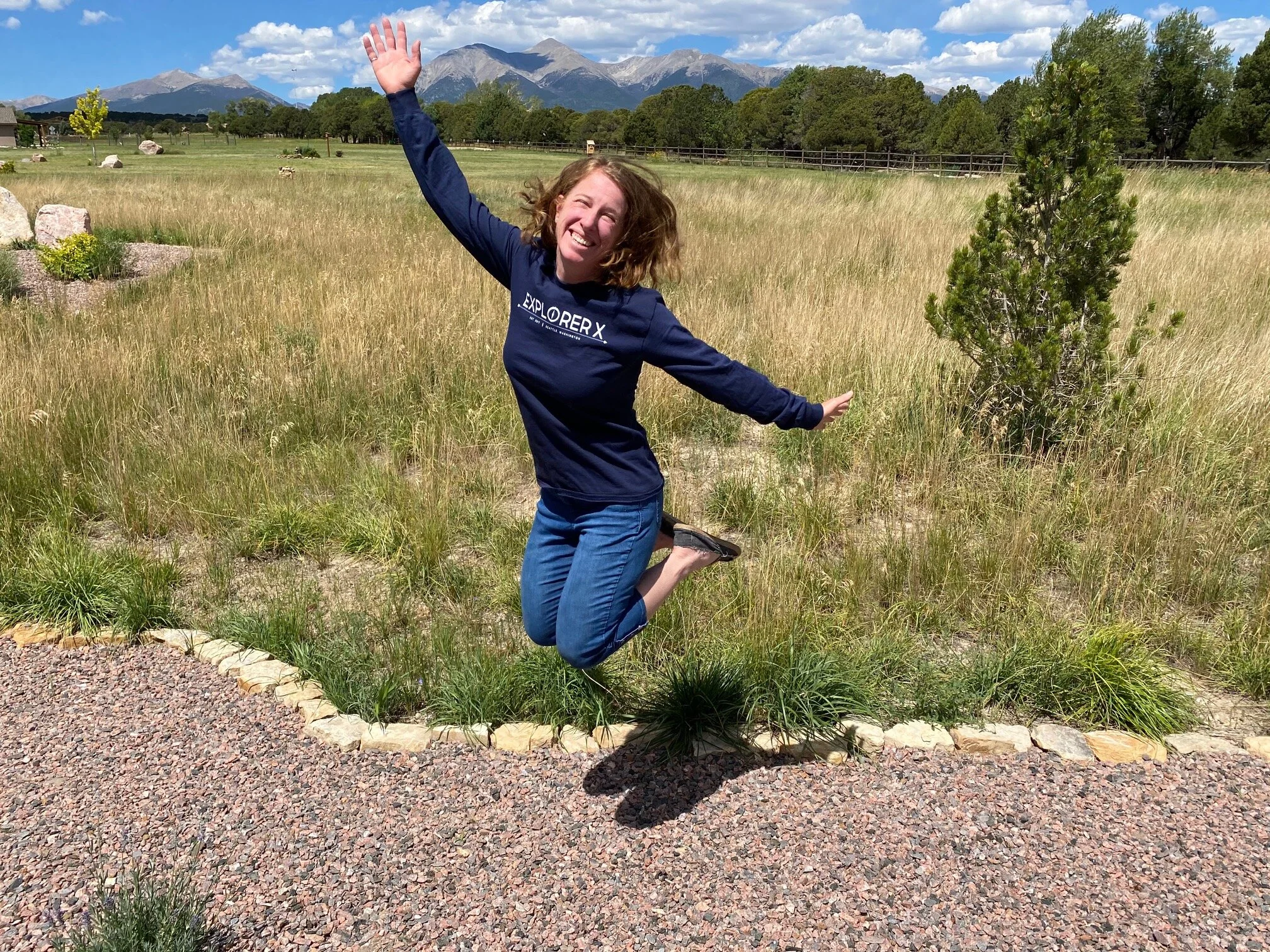 Becki rocking her Explorer X gear!