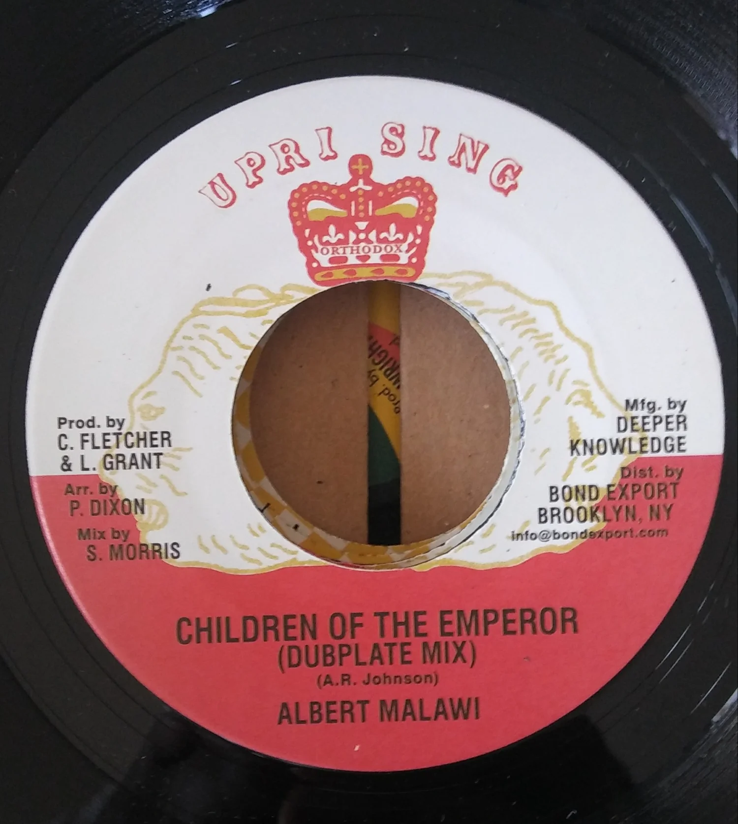 DKR-184 Albert Malawi - Children of the Emperor (Dubplate Mix) 7 