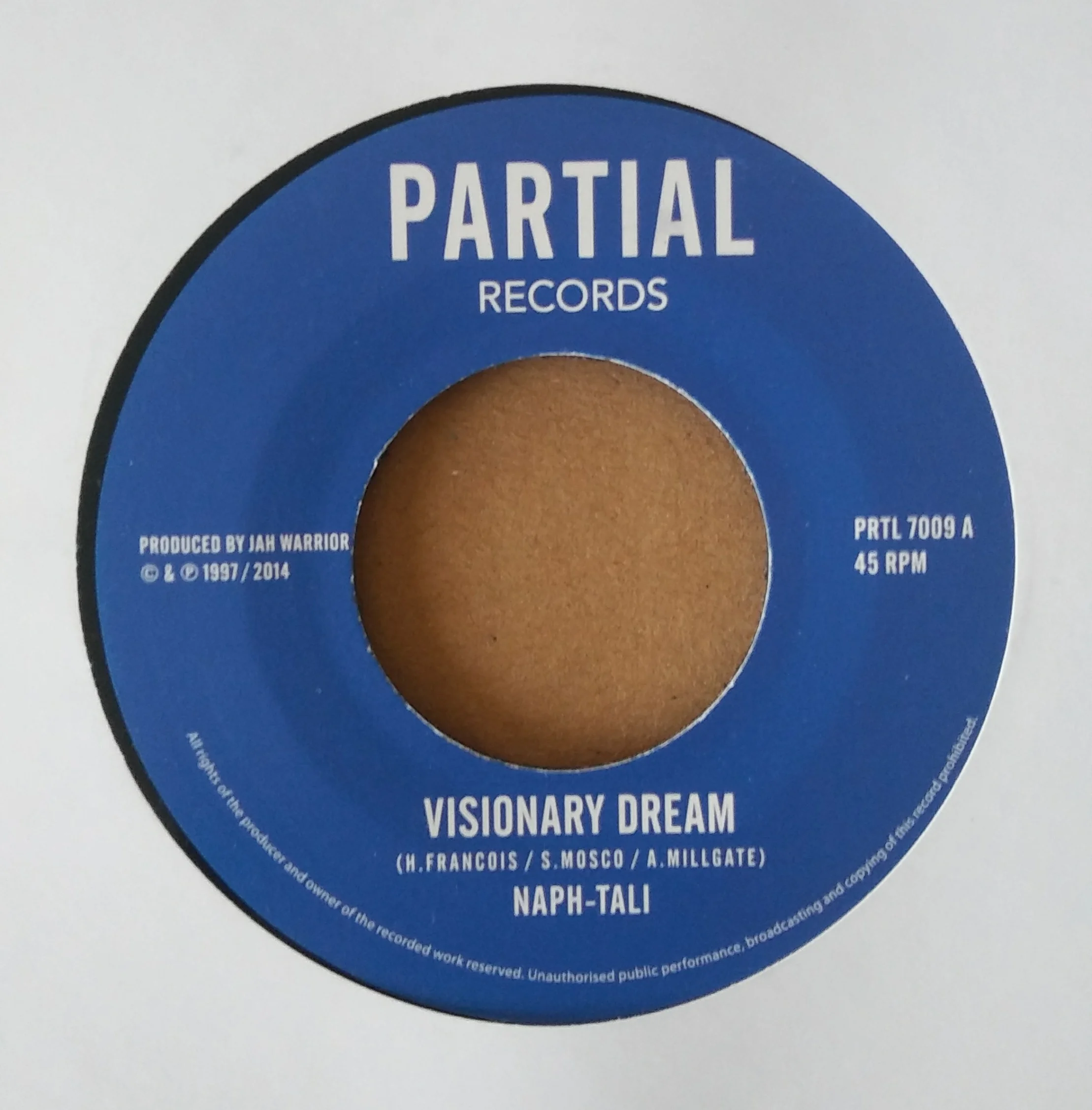 PRTL-7009 Naphtali / Jah Warrior - Visionary Dream - 7''