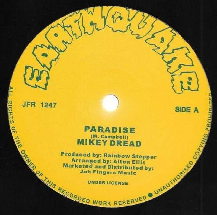 JFR-1247 Mikey Dread - Paradise / Rainbow Stepper - 12''