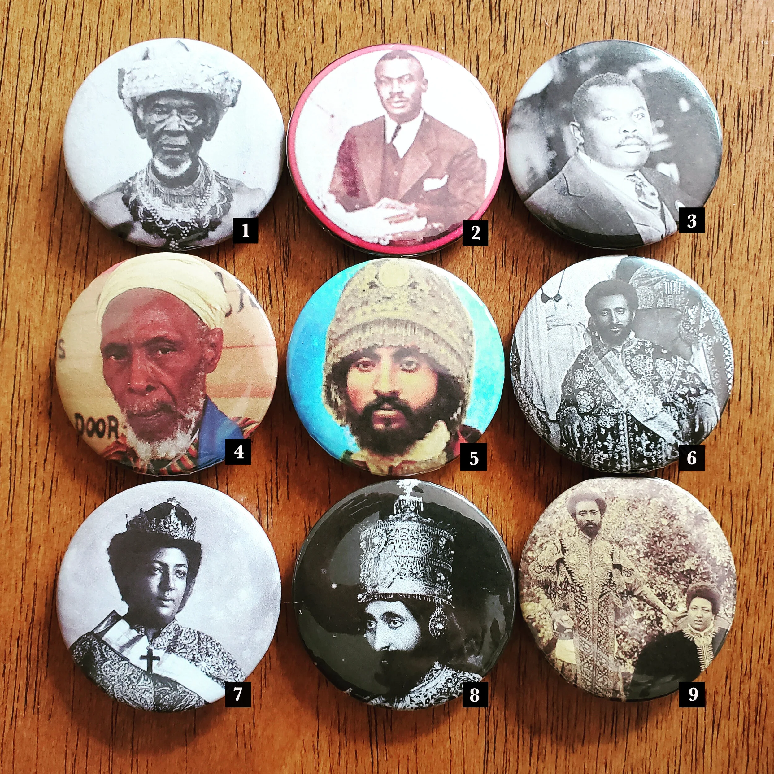 Rastafari Buttons
