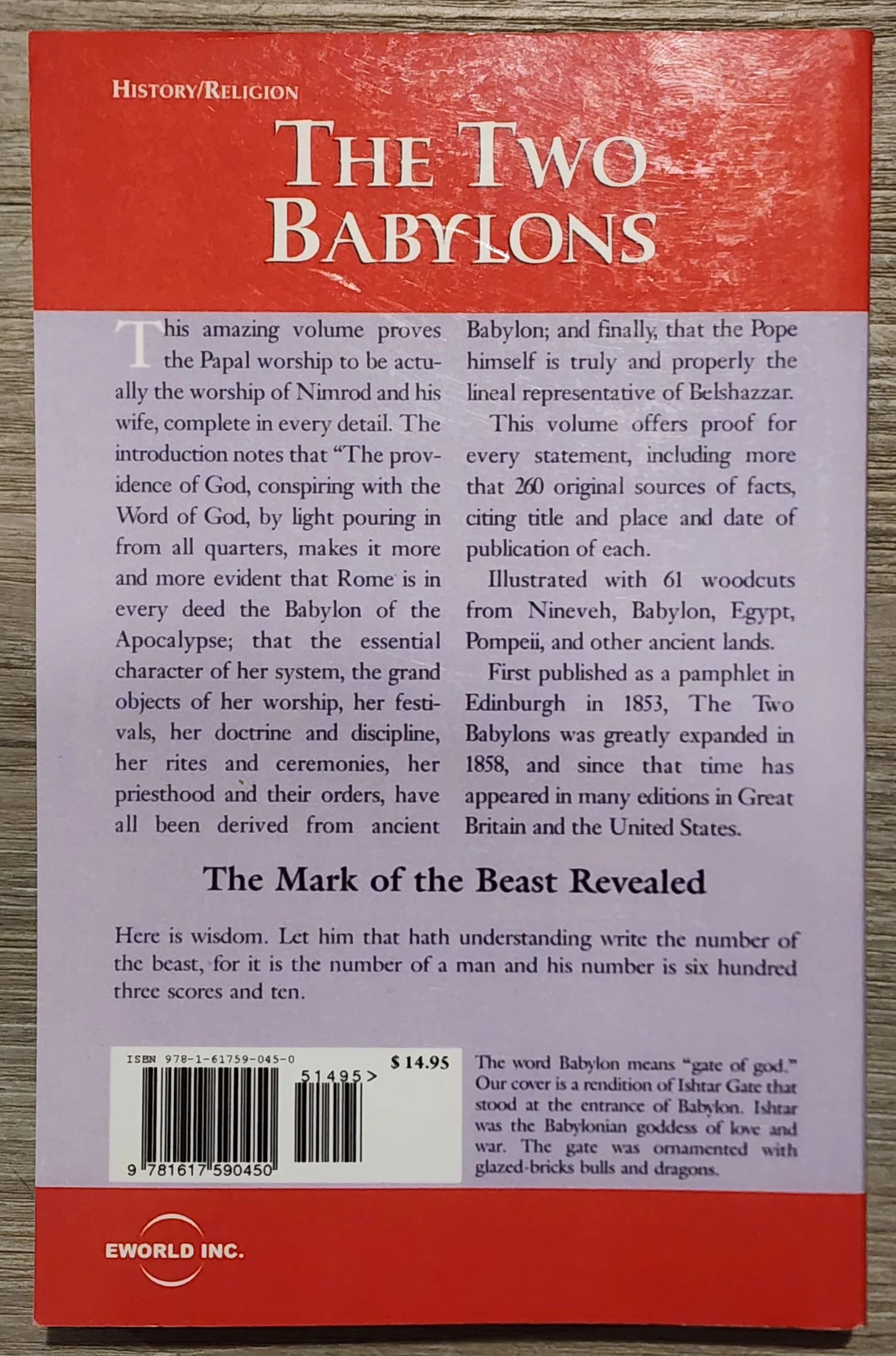 The Two Babylons - BOOK — I-ROOTS RECORDS