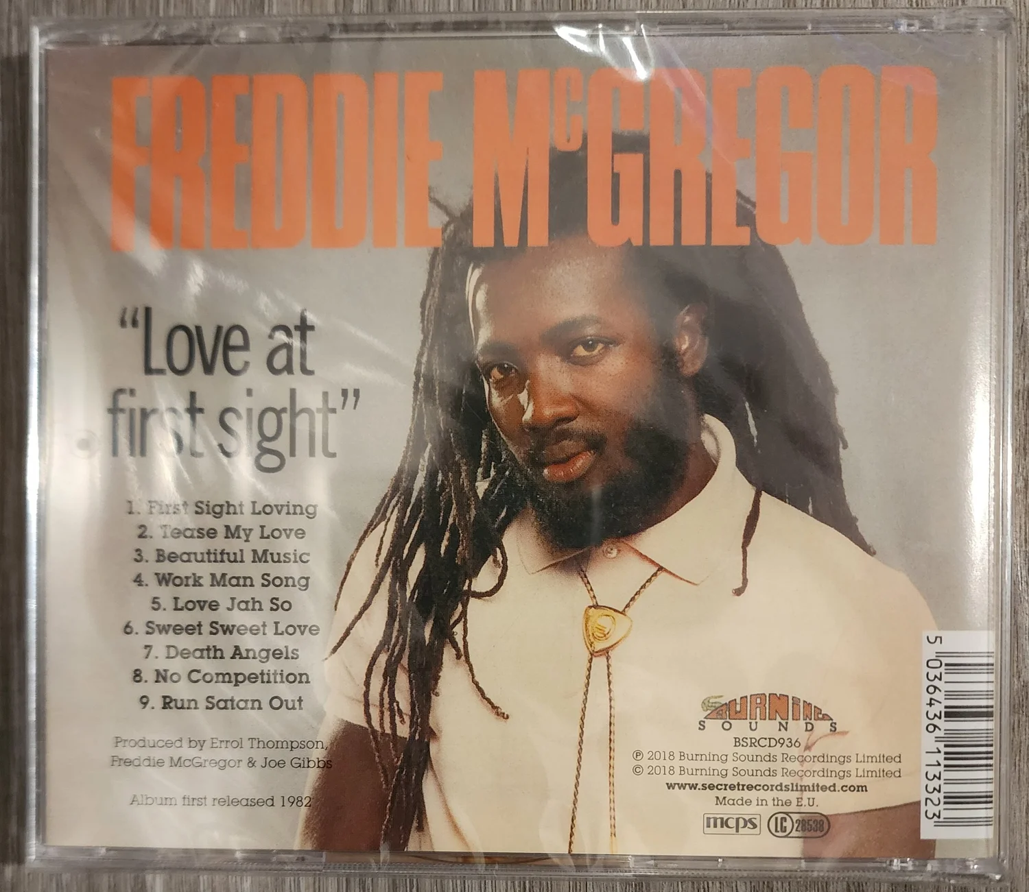 BSRCD-96 - Freddie McGregor - Love At First Sight - CD — I-Roots