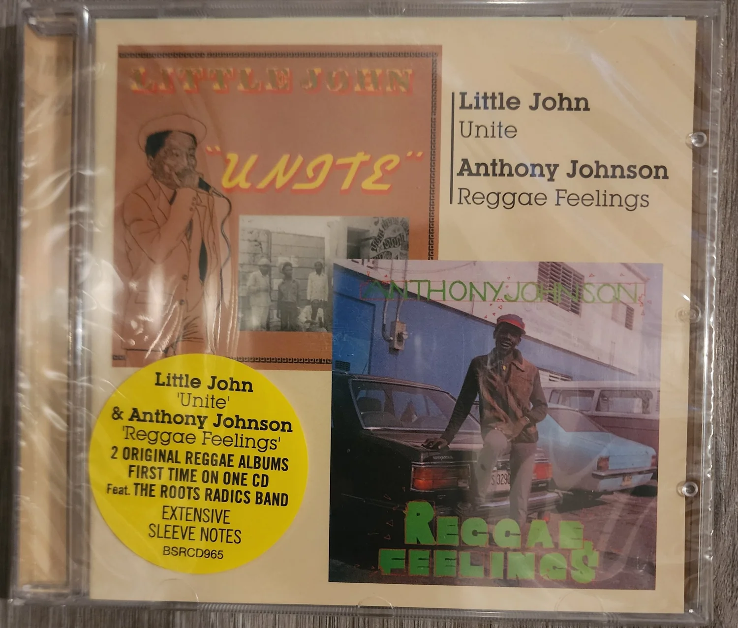 BSRCD-965 - Little John / Anthony Johnson- Unite + Reggae Feelings