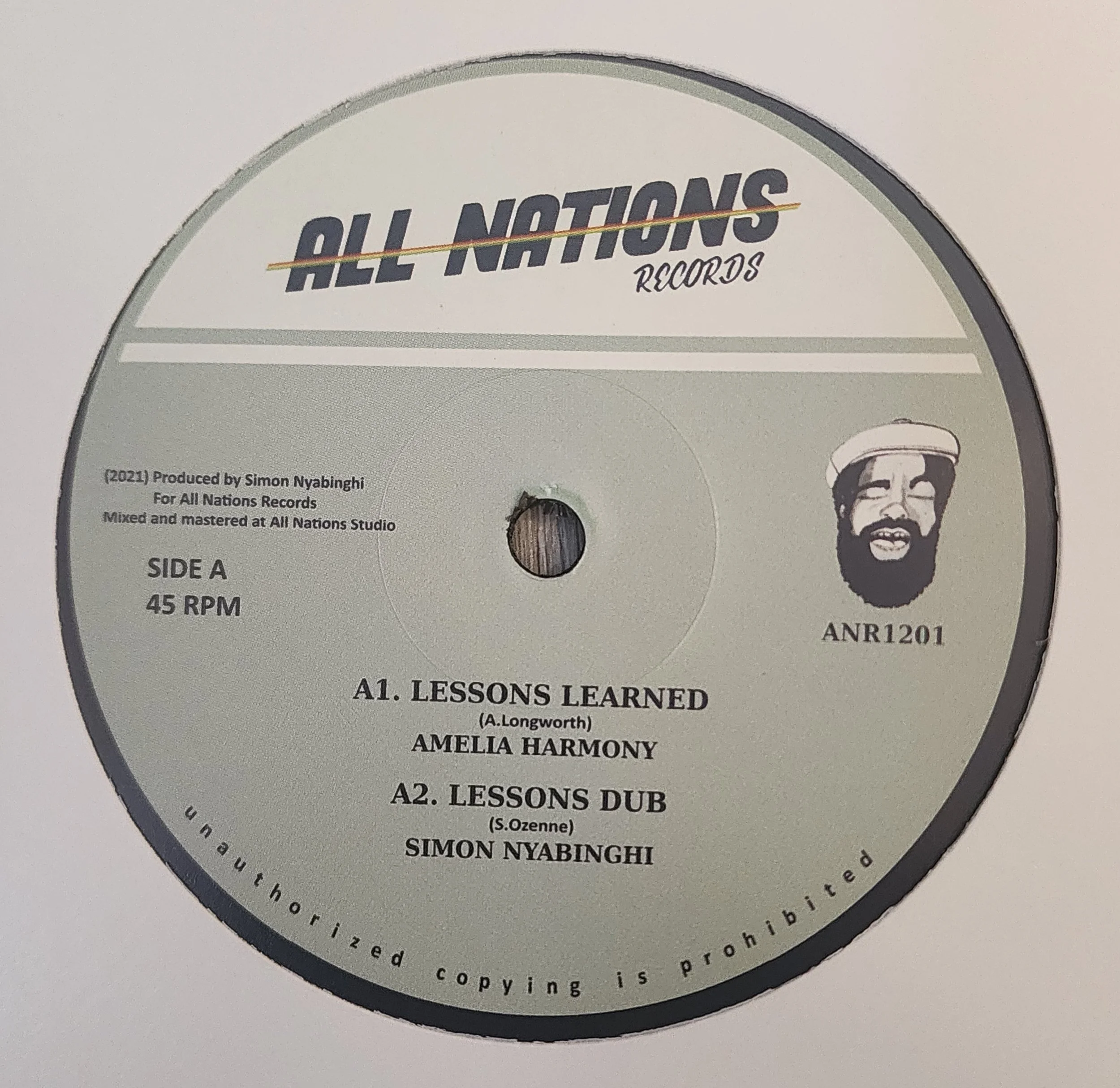 ANR-1201 - Amelia Harmony / Ramon Judah / Jah 93 / Simon Nyabinghi - Lessons Learned + Let Jah Arise + Tough Roads - 12''