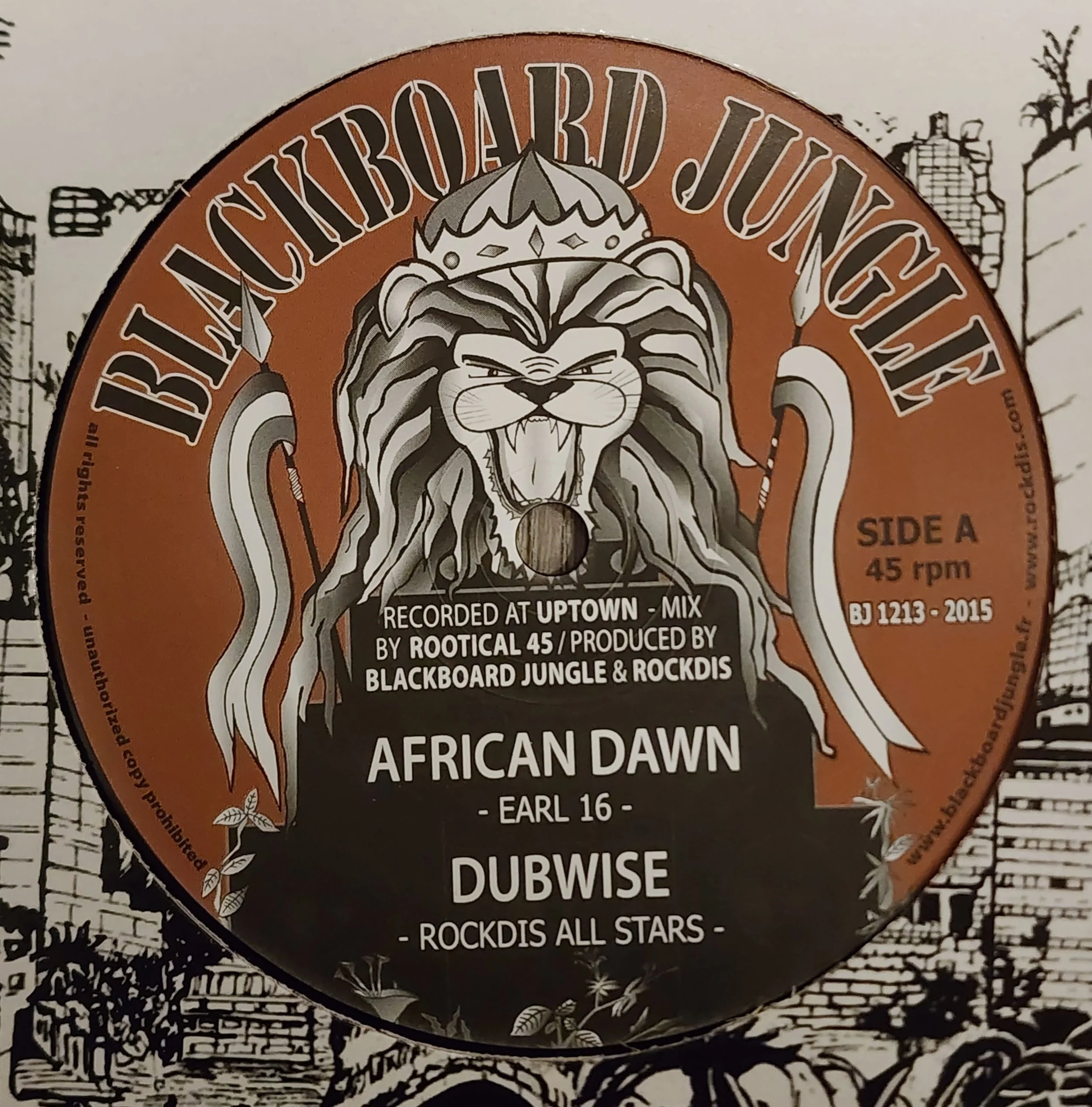 BJ-1213 - Earl Sixteen / Murray Man - African Dawn + Back Way - 12"