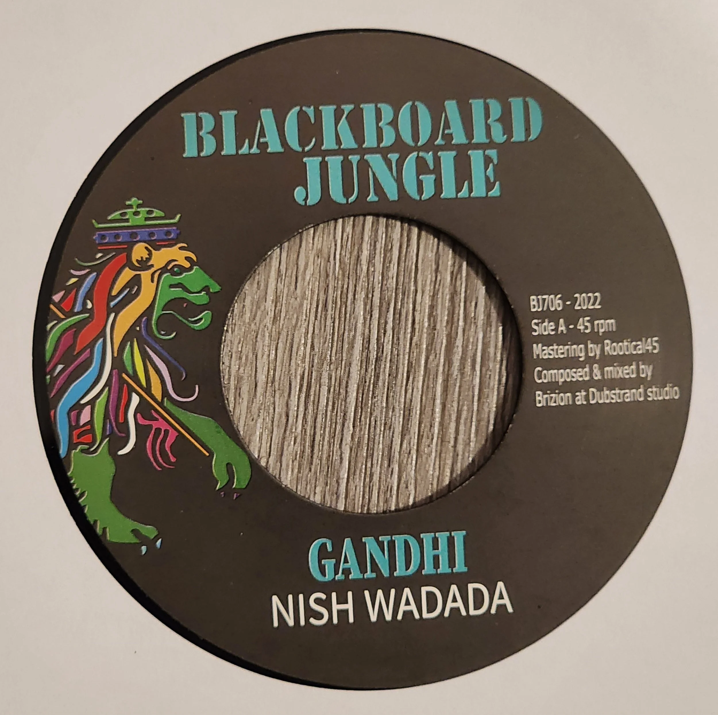 BJ-706 - Nish Wadada / Brizion - Gandhi - 7"