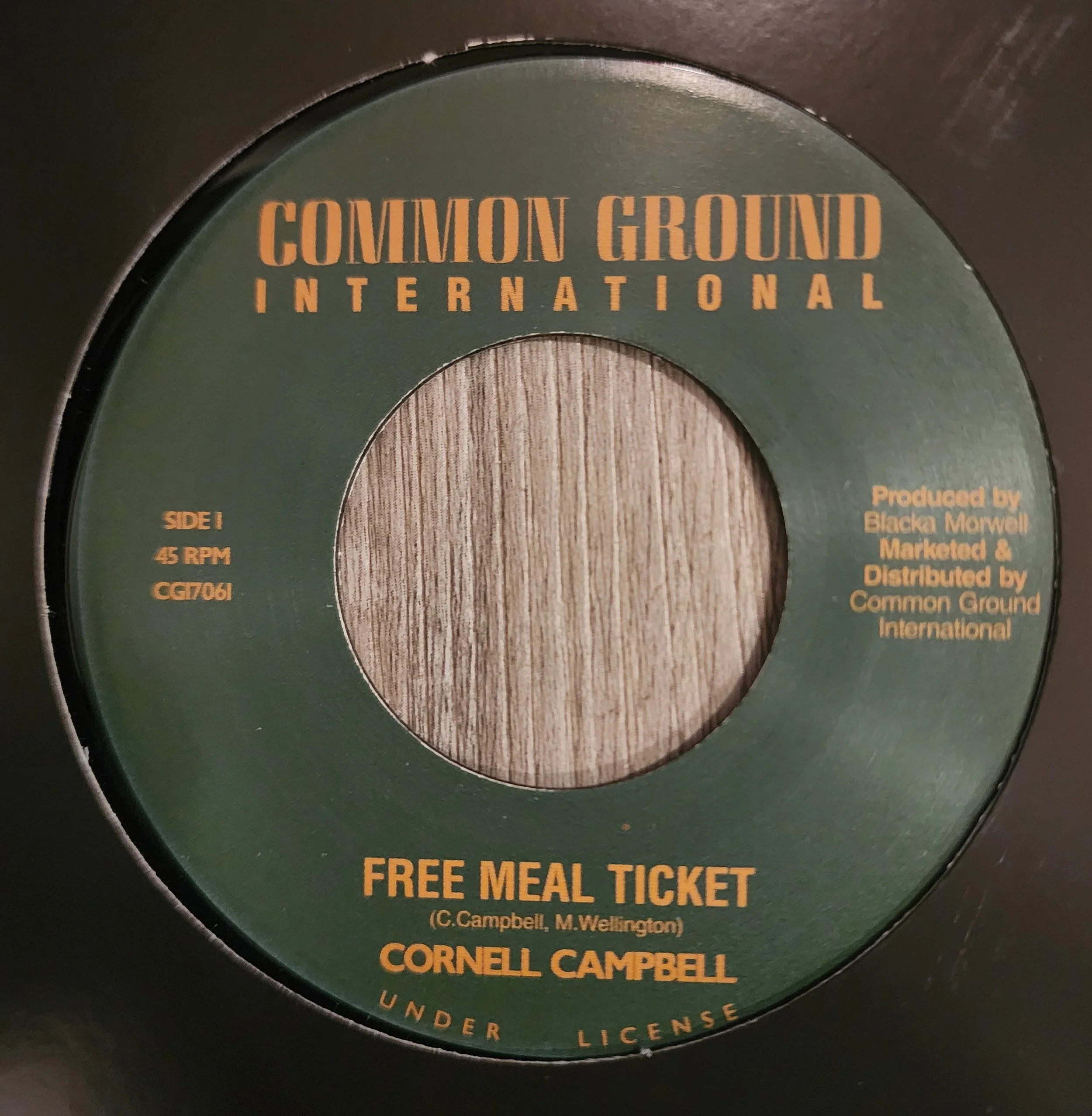 CGI-7061 - Cornel Campbell / Prince Hammer -  Free Meal Ticket + Bible - 7"
