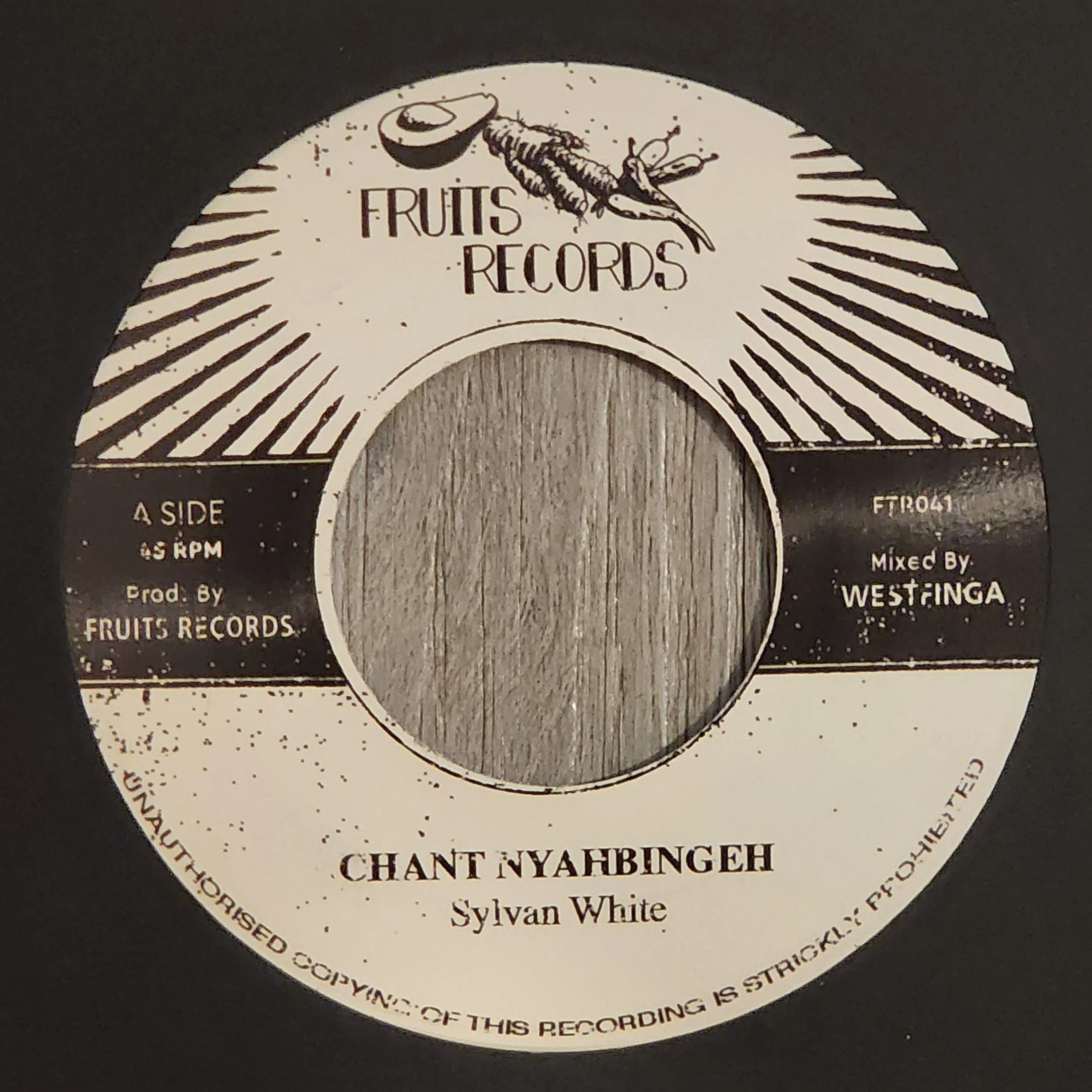 FTR-041 Sylvan White / The 18th Parallel - Chant Nyahbinghi + Dub Nyahbinghi - 7''