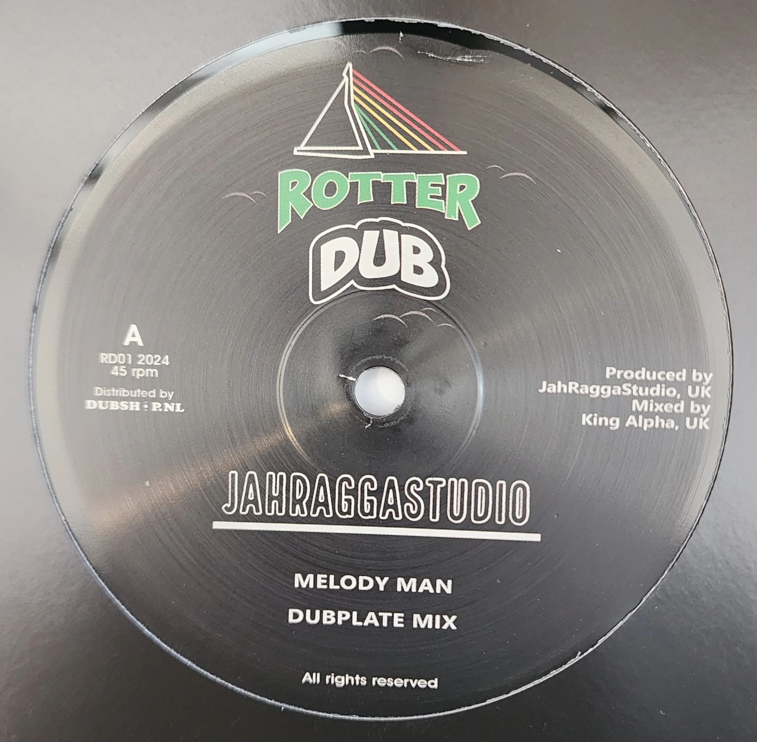 RD-01 - Jah Raggo Studio - Melody Man + Love and Unite - 10''