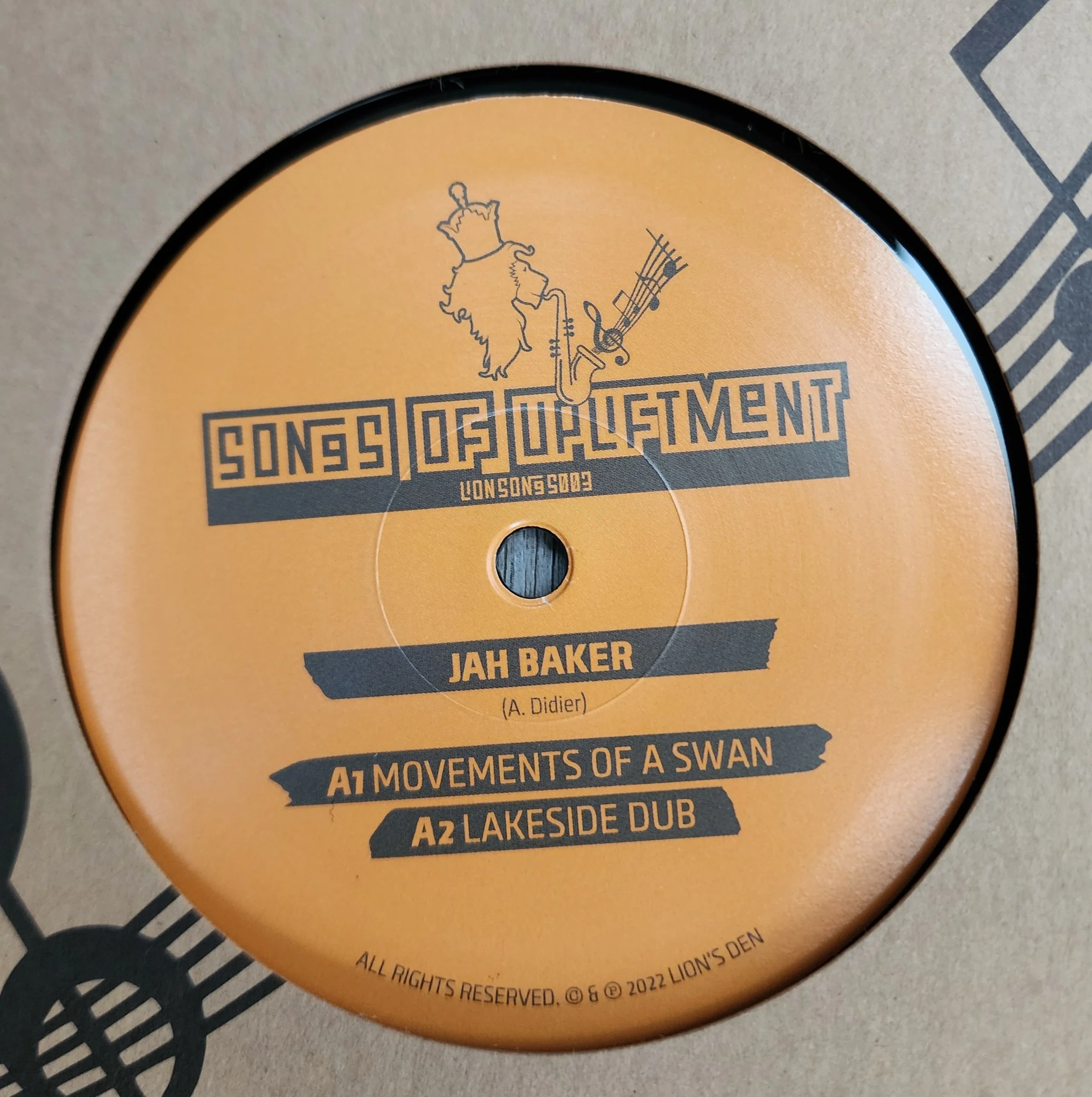 LS003 - Jah Baker - Movements of a Swan + New World Skank - 12"