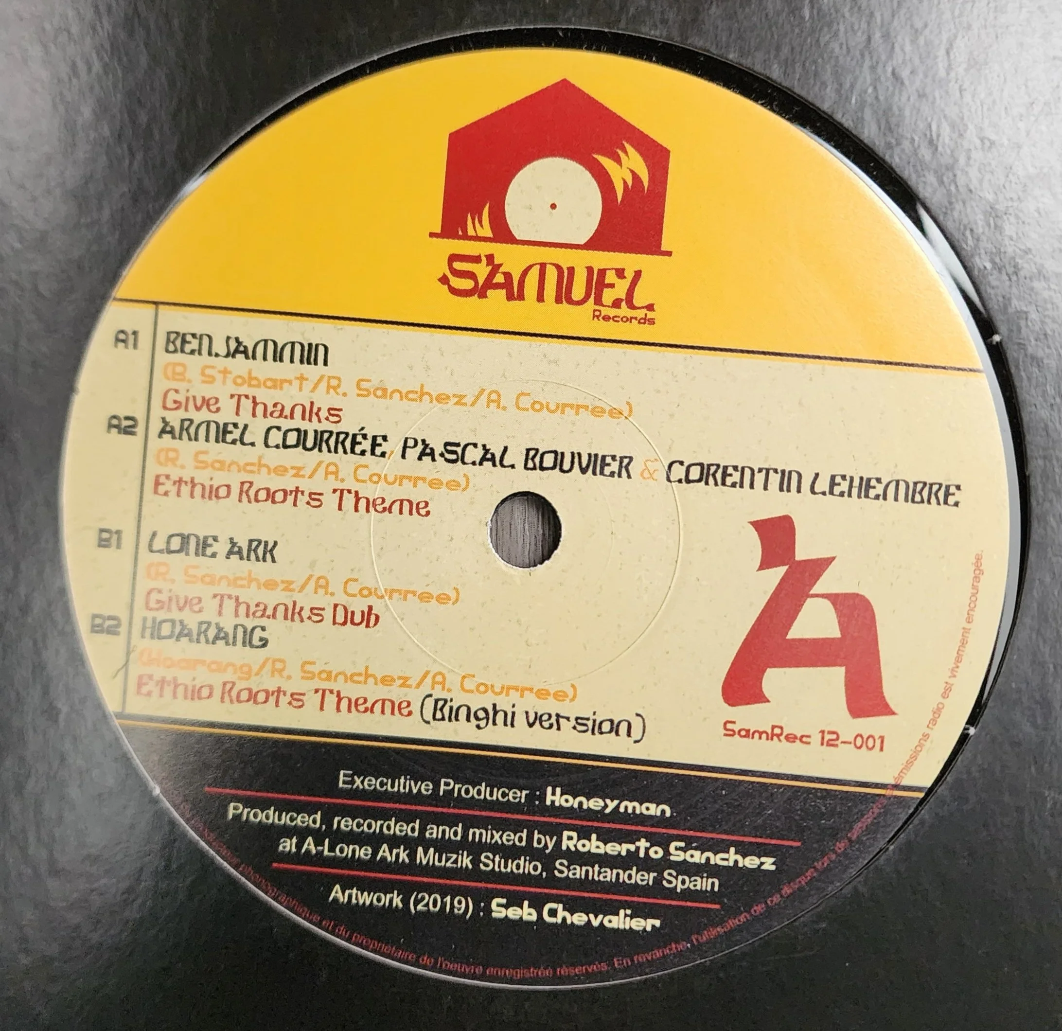 SAMREC-12001 - Benjammin / Amel Couree / Pascal Bouvier / Corentin Lehembre / Lone Ark  - Give Thanks + Ethio Roots Theme - 12