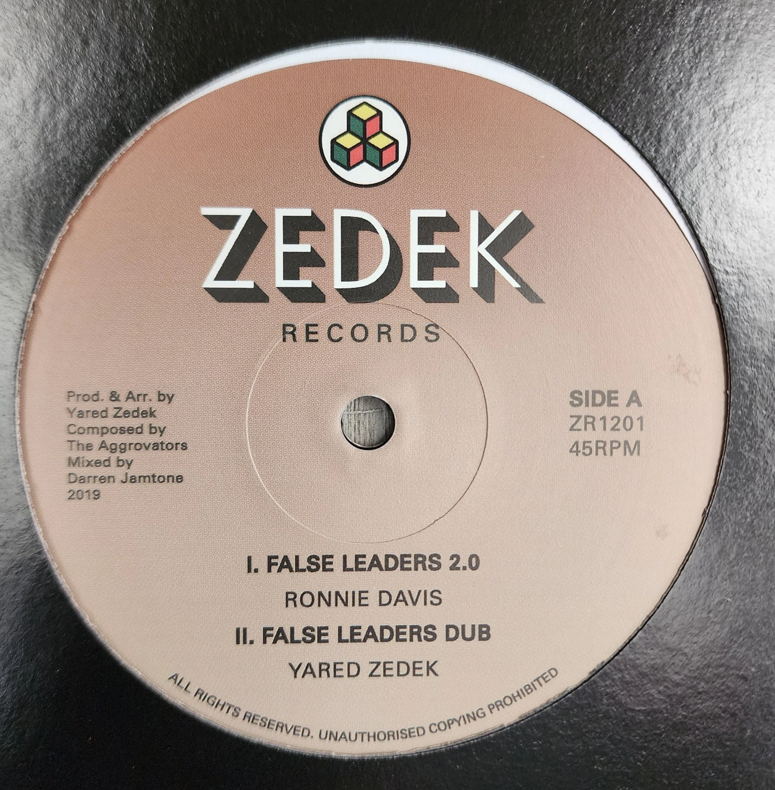 ZR-1201 - Ronnie Davis / Maxim Butler / Yared Zedek - False Leaders 2.0 + Traveling - 12