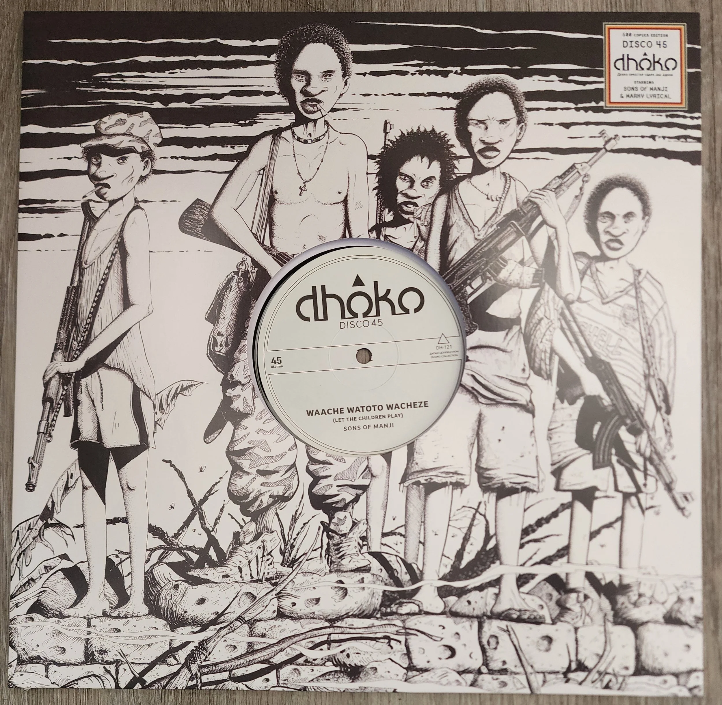 DH-121 - Sons of Manji / Marky Lyrical - Waache Watoto Wacheze (Let The Children Play) + Hear The Cry - 12"