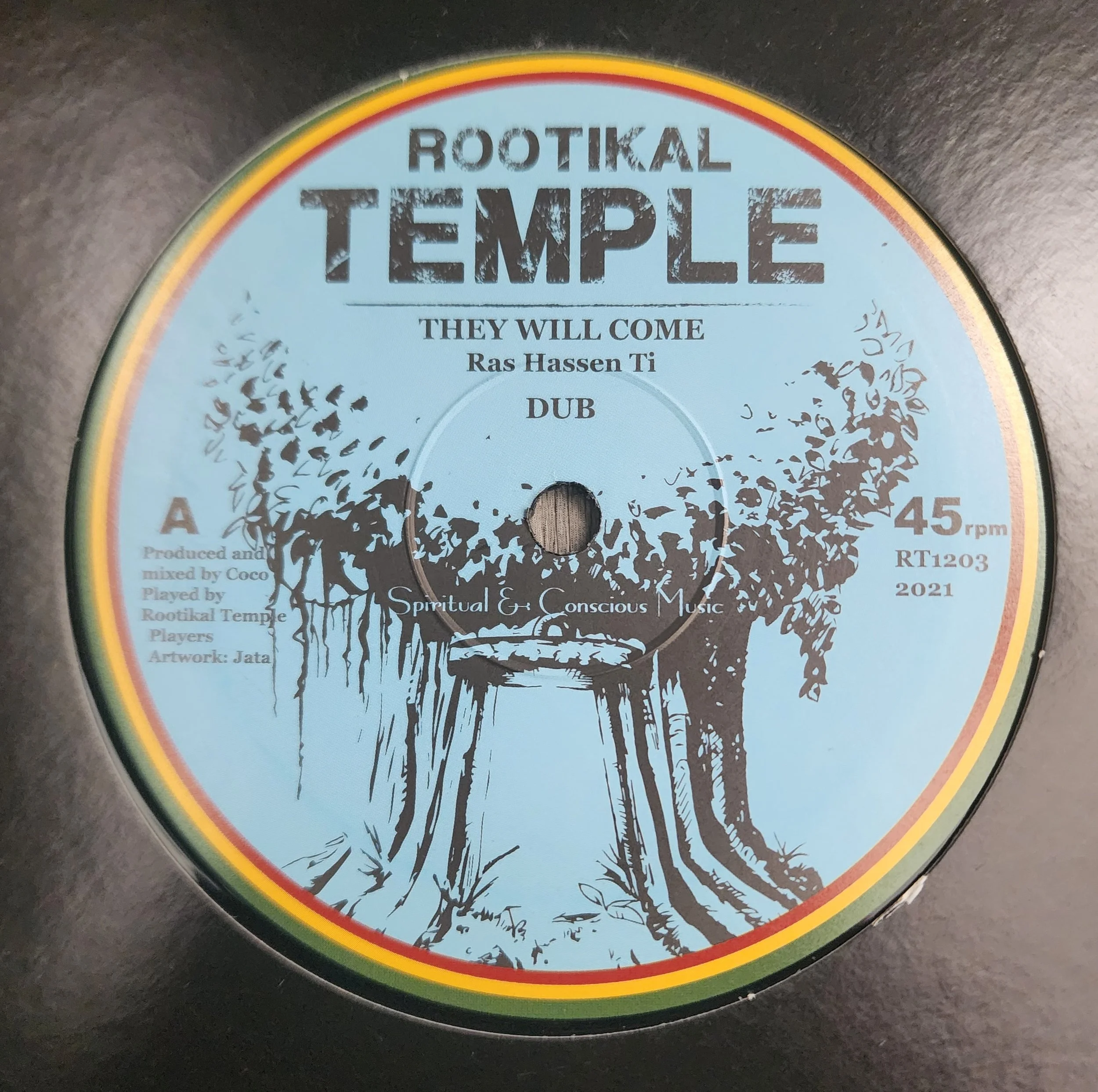 RT-1203 - Ras Hassen Ti / Benyah / Ras Ruben - Time Will Come + Horn Version - 12"