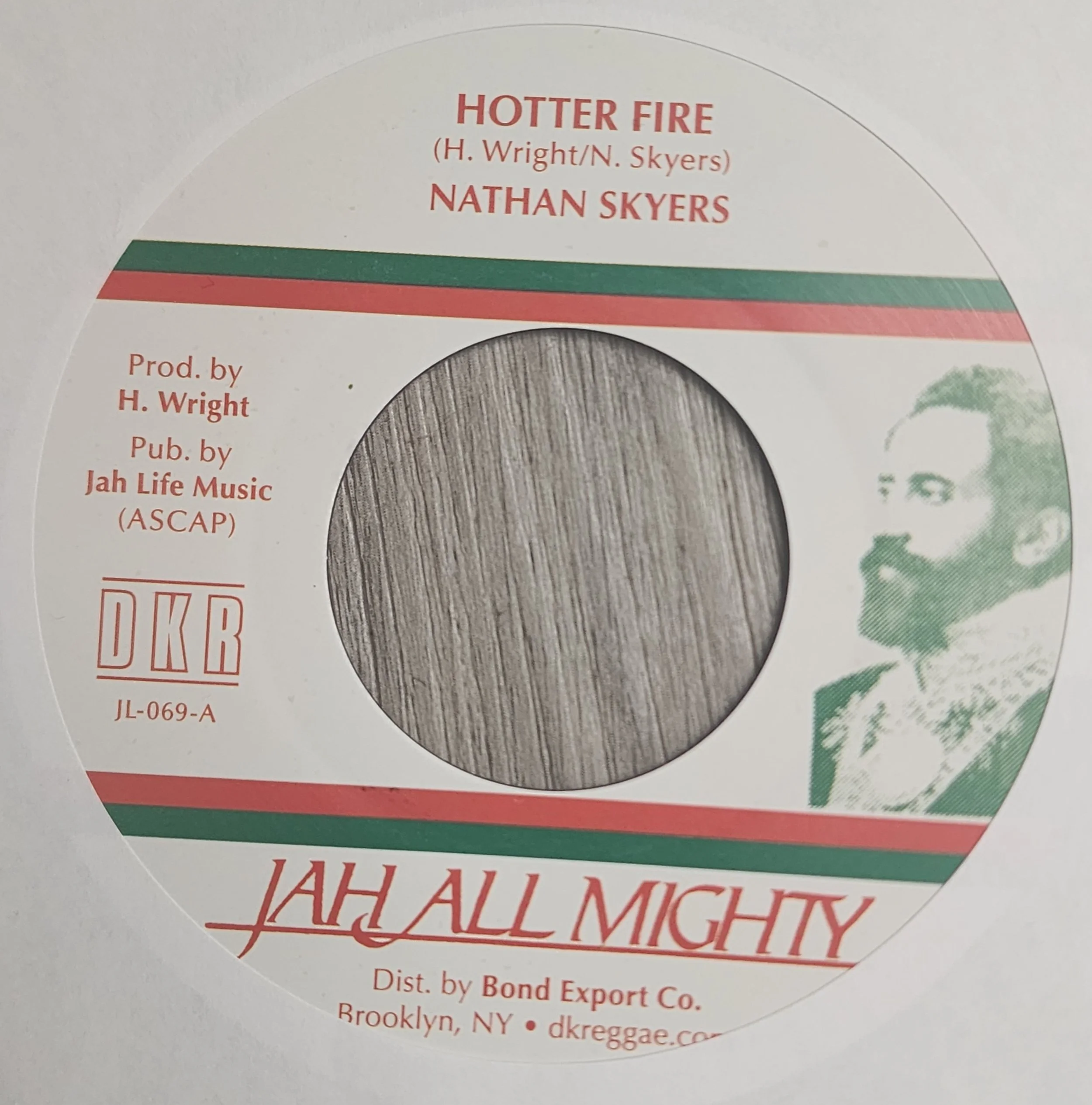 JL-069 - Nathan Skyers - Hotter Fire + Dub - 7''