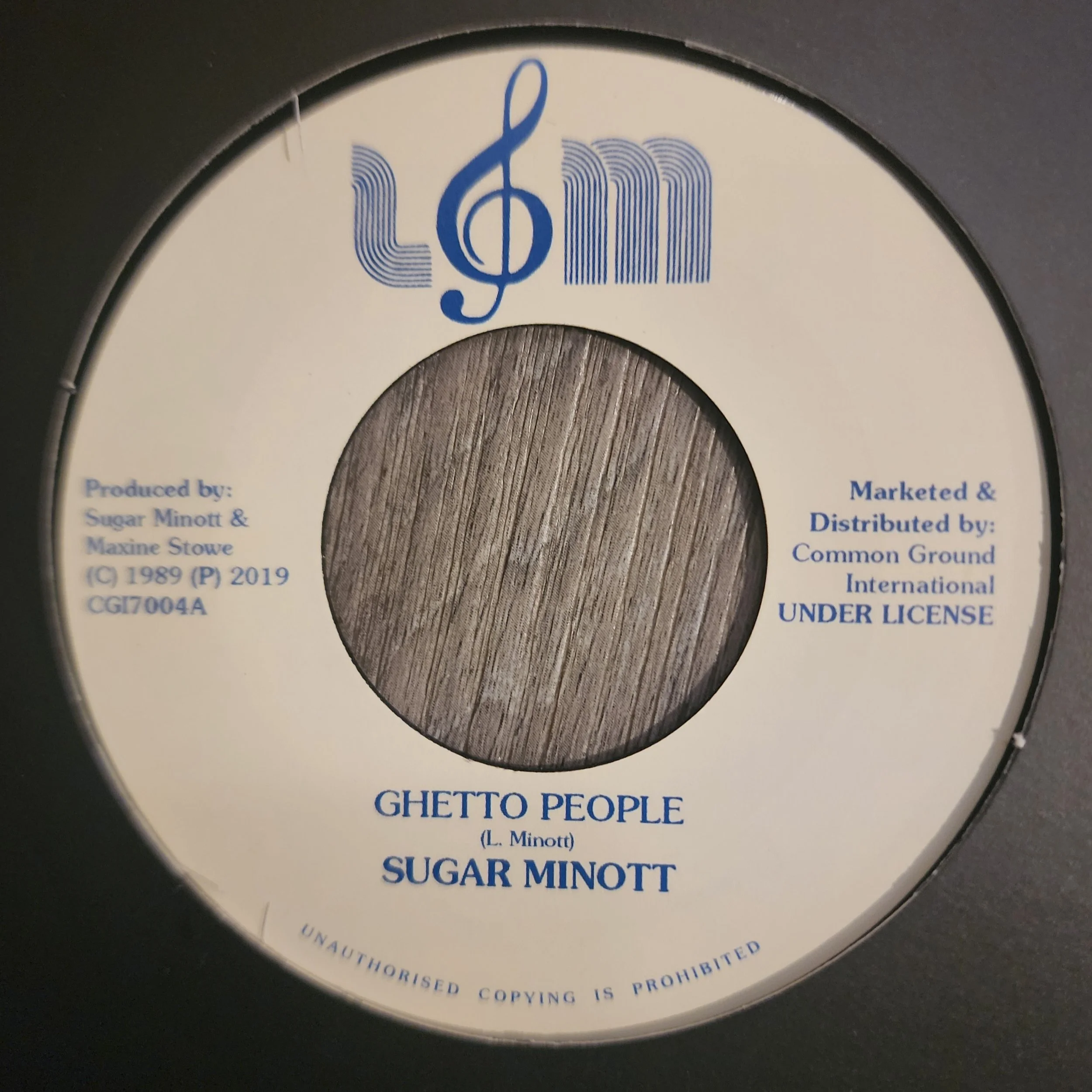 CGI-7004 – Sugar Minott - Ghetto People - 7"