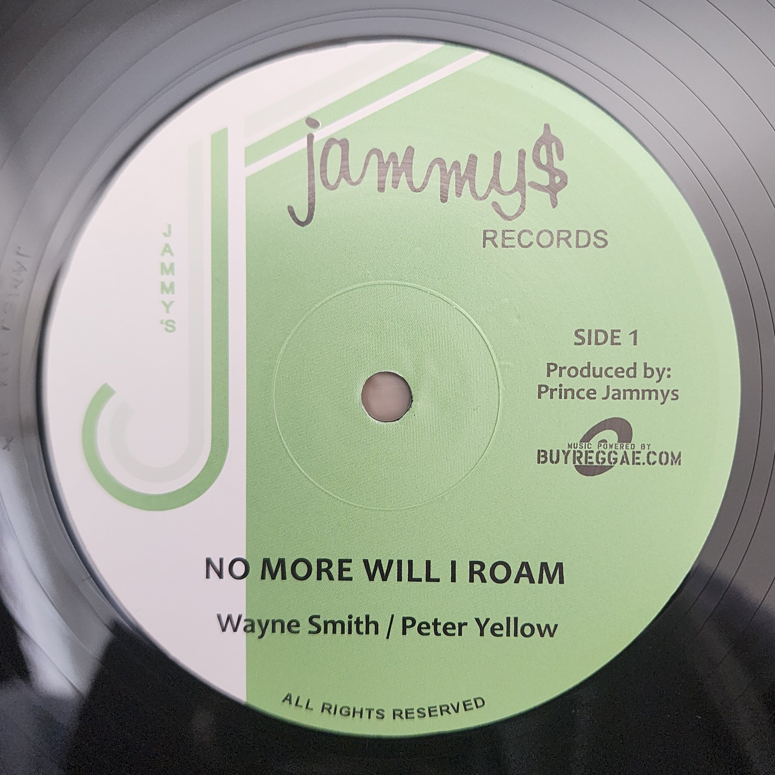 JAMEU-008 - Wayne Smith / Peter Yellow - No More Will I Roam + Music On My Mind - 12"