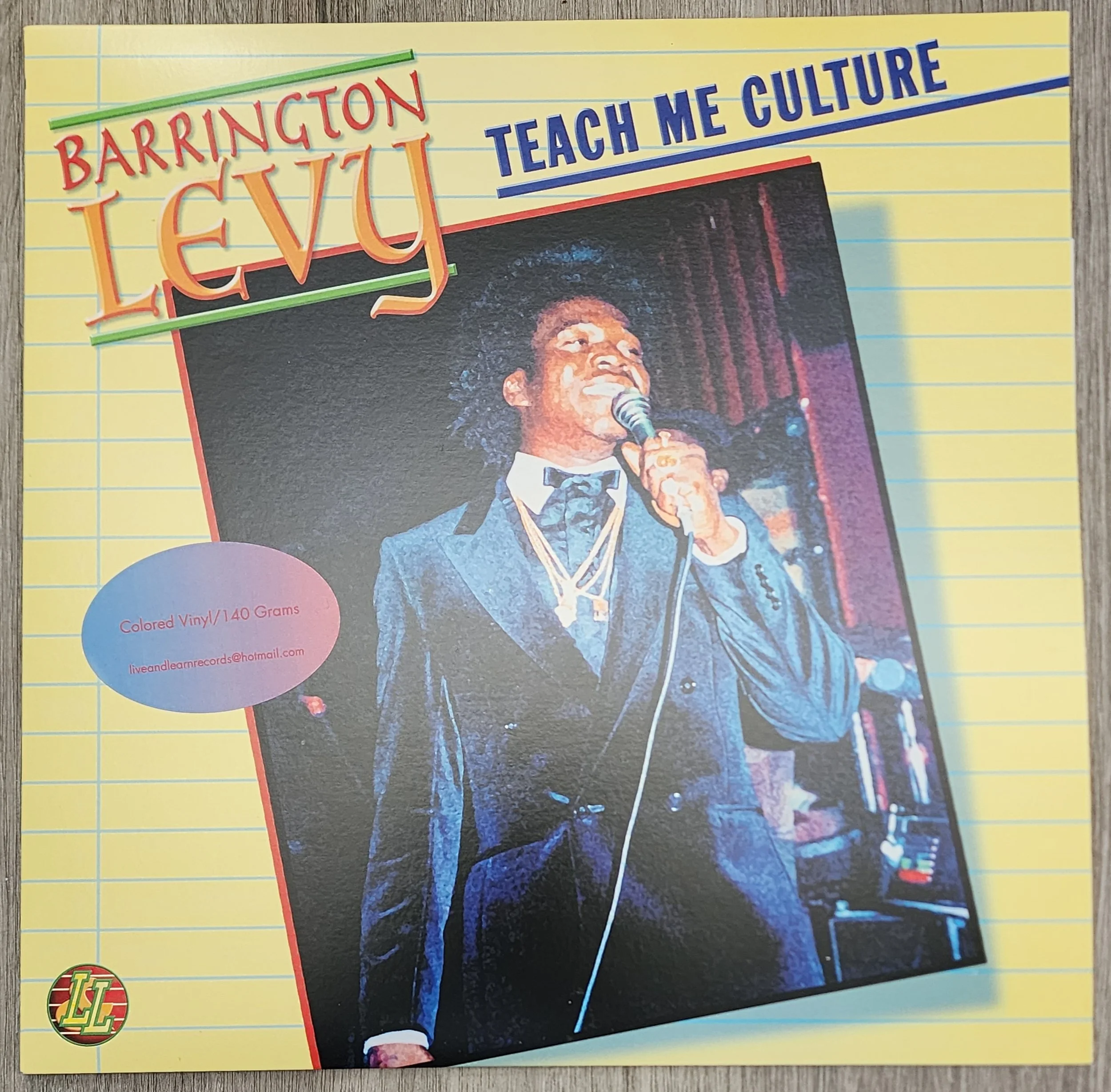 LLLP-011 - Barrington Levy - Teach Me Culture - LP