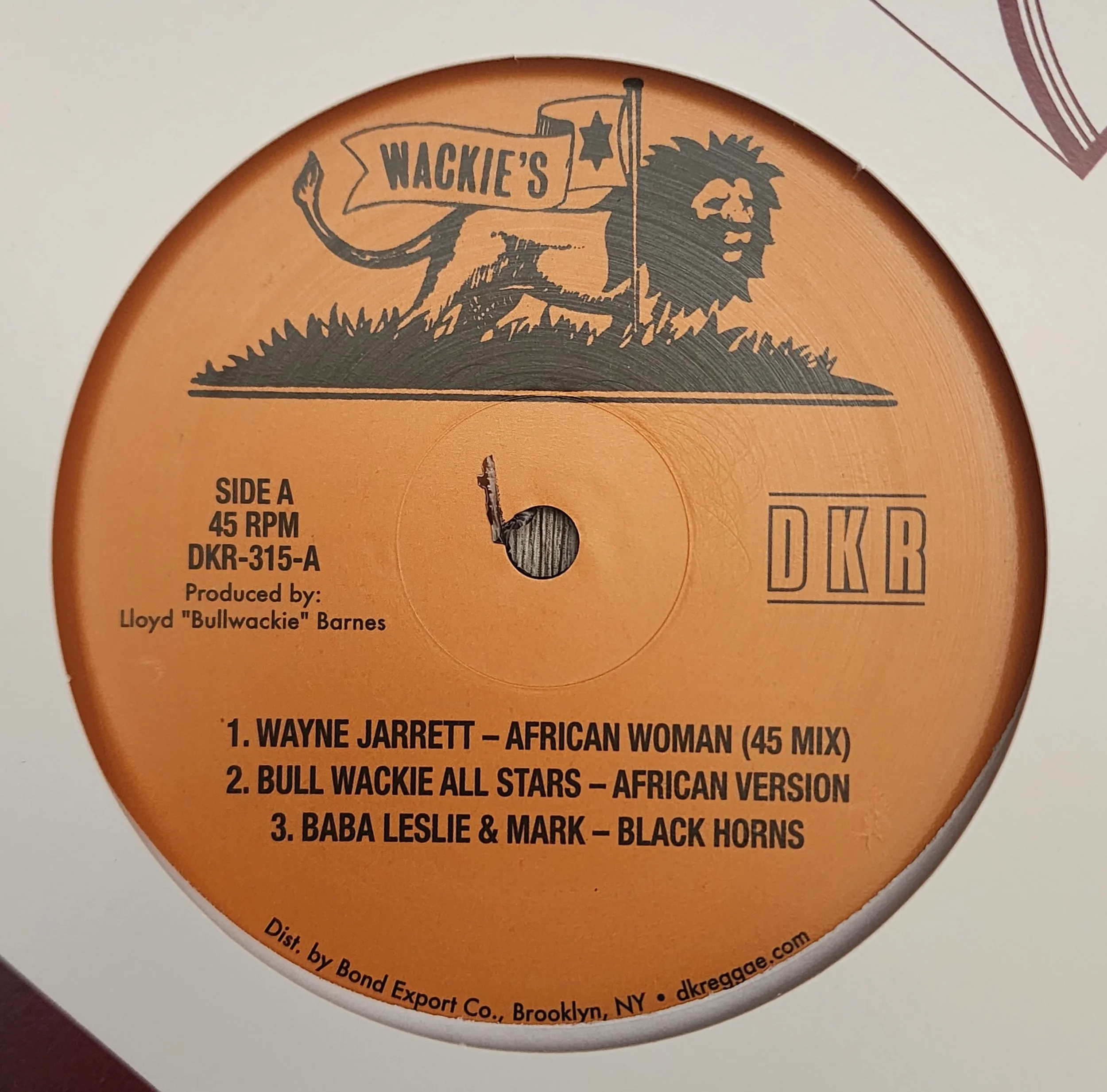 DKR-315 - Wayne Jarrett - African Woman EP - 12