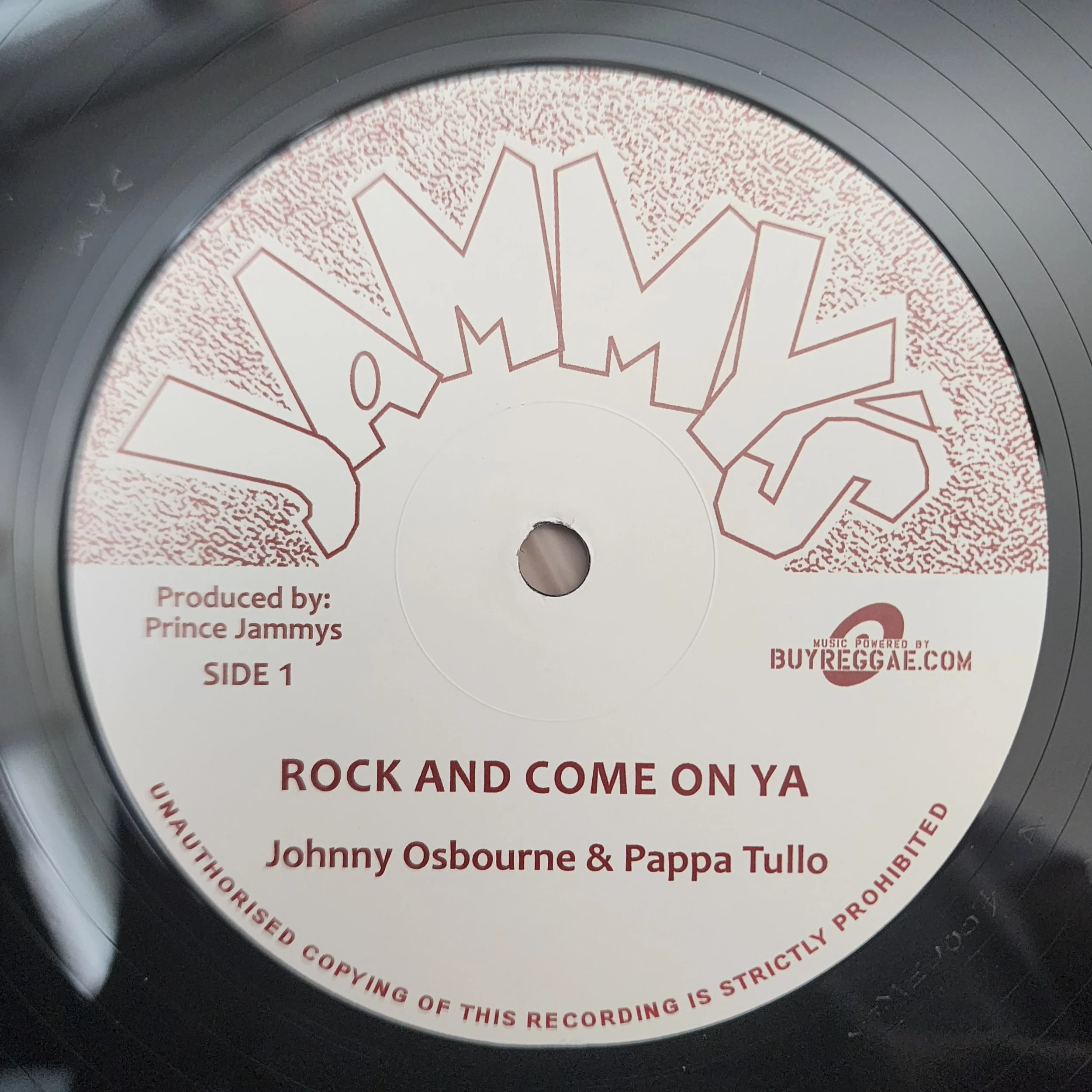 JAMEU-007 - Johnny Osbourne + Papa Tullo - Rock and Come On Yah - 12