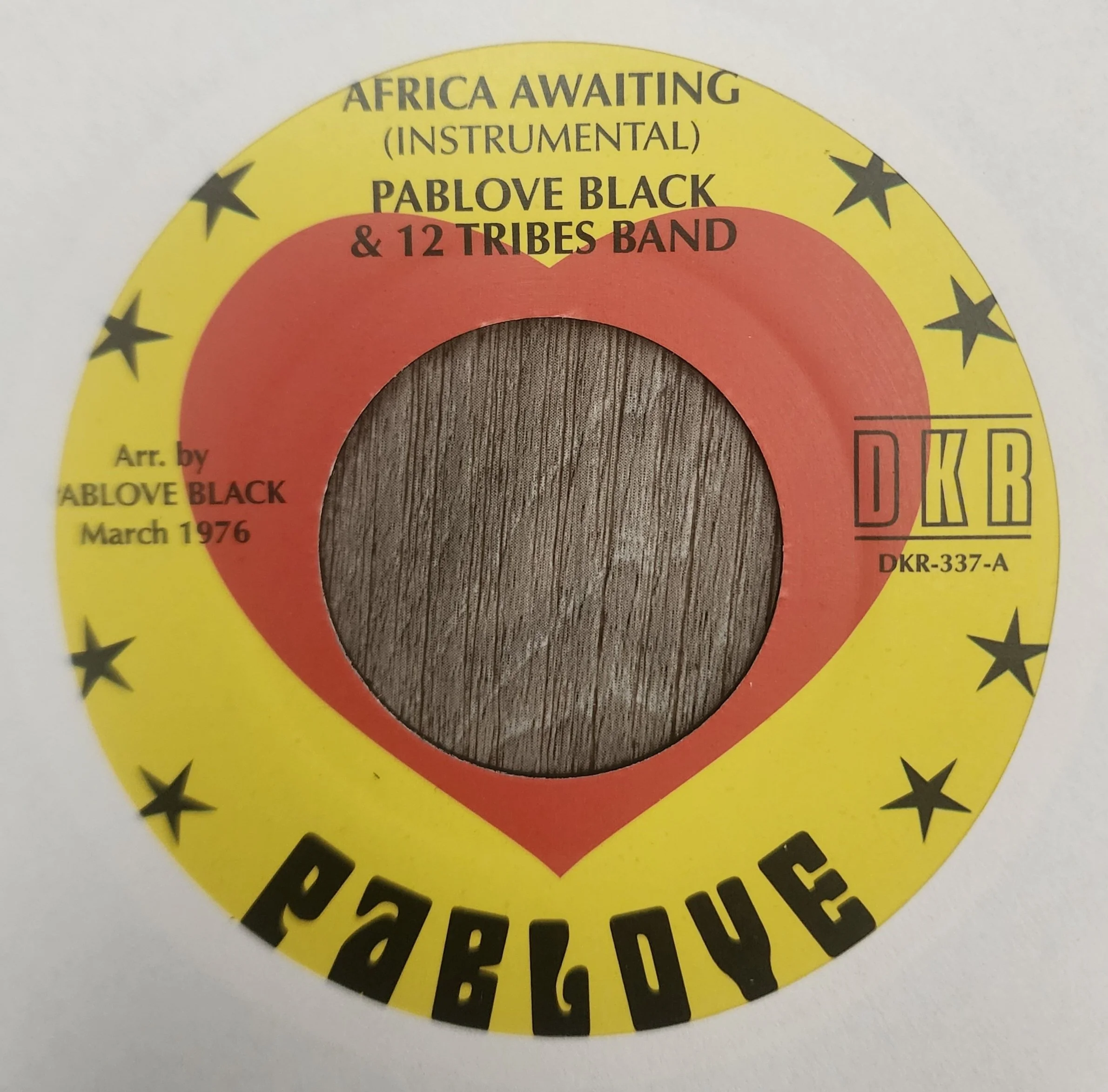 DKR-337 – Pablove Black / 12 Tribes Band - Africa Awaiting + Sons of the Most High - 7"