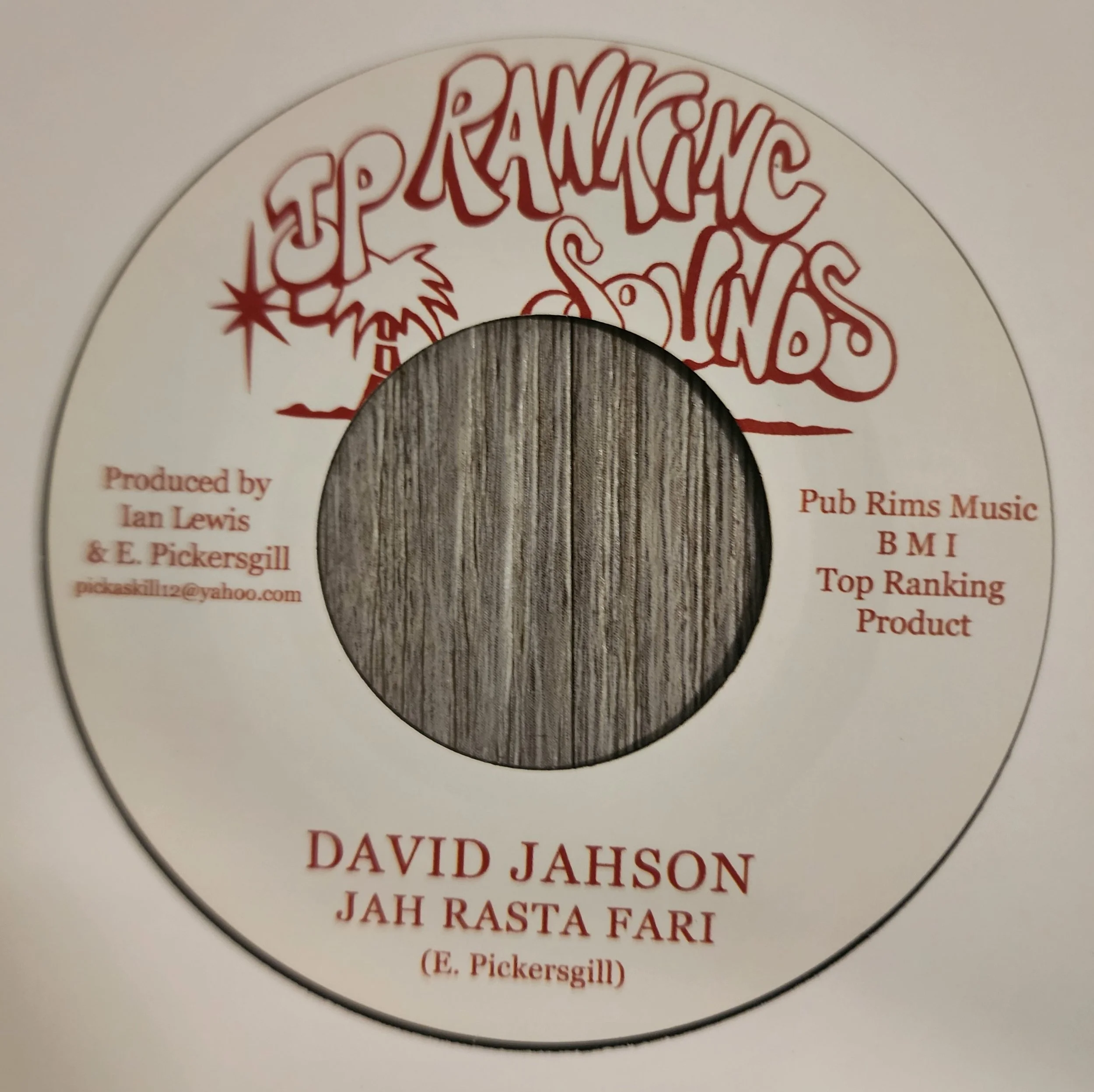 David Jahson / Inner Circle - Jah Ras Tafari + Tafari Dub - 7"