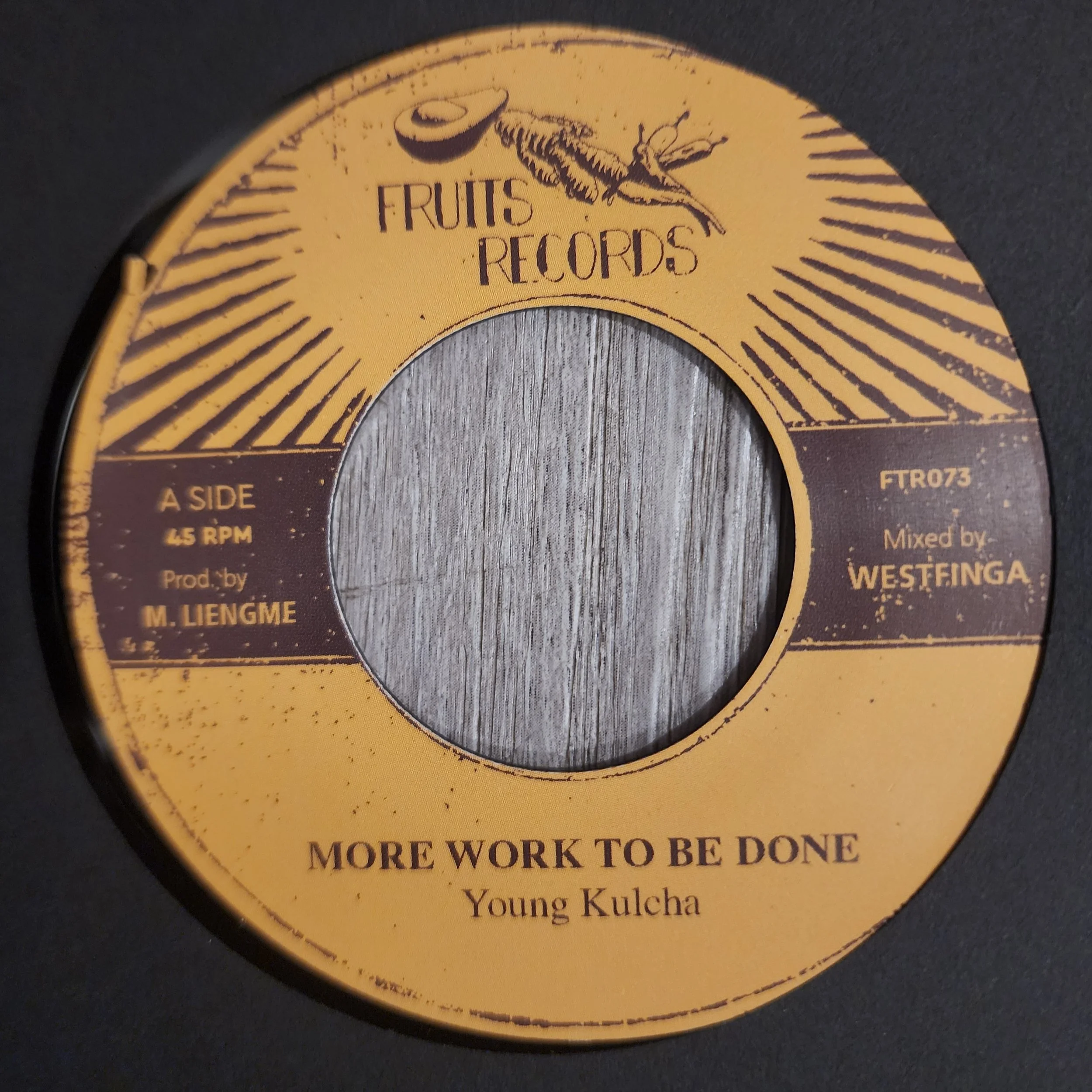 FTR-073 - Young Kulcha - More Work To Be Done + More Dub - 7''