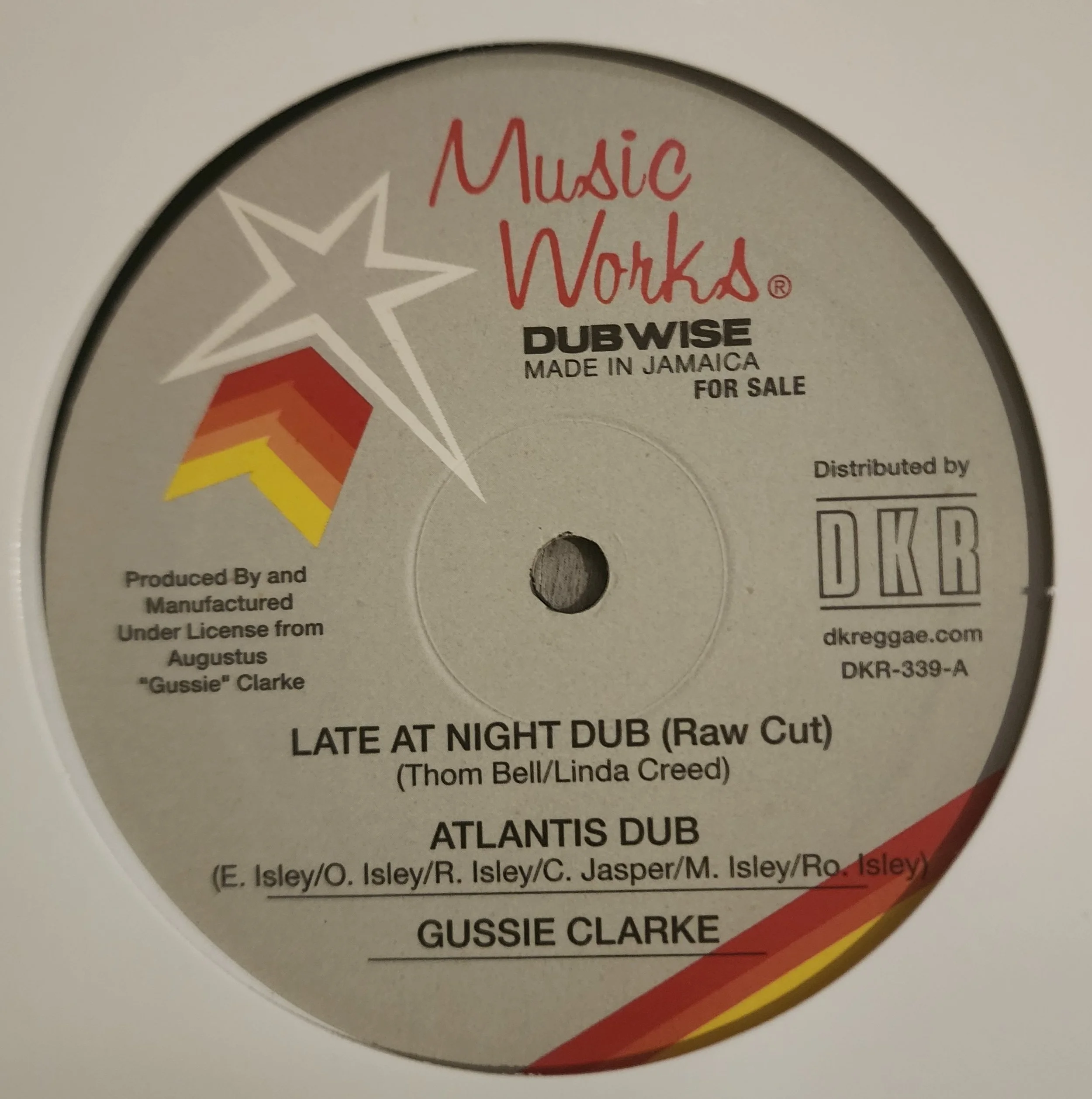 DKR-339 - Gussie Clarke - Dubplate Style Raw Cuts - 12