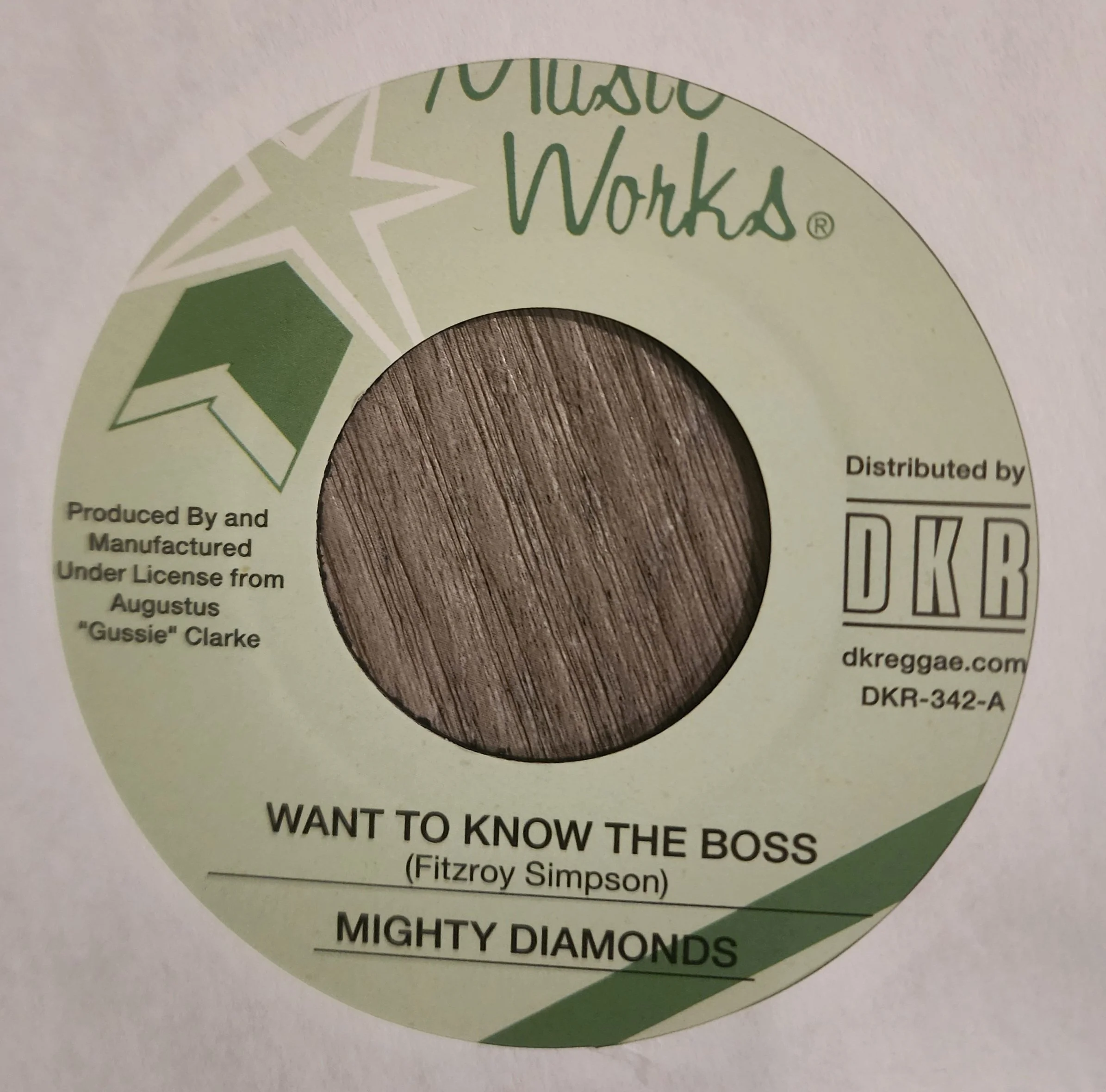 DKR-342 - Mighty Diamonds - Want To Know The Boss + Version - 7'