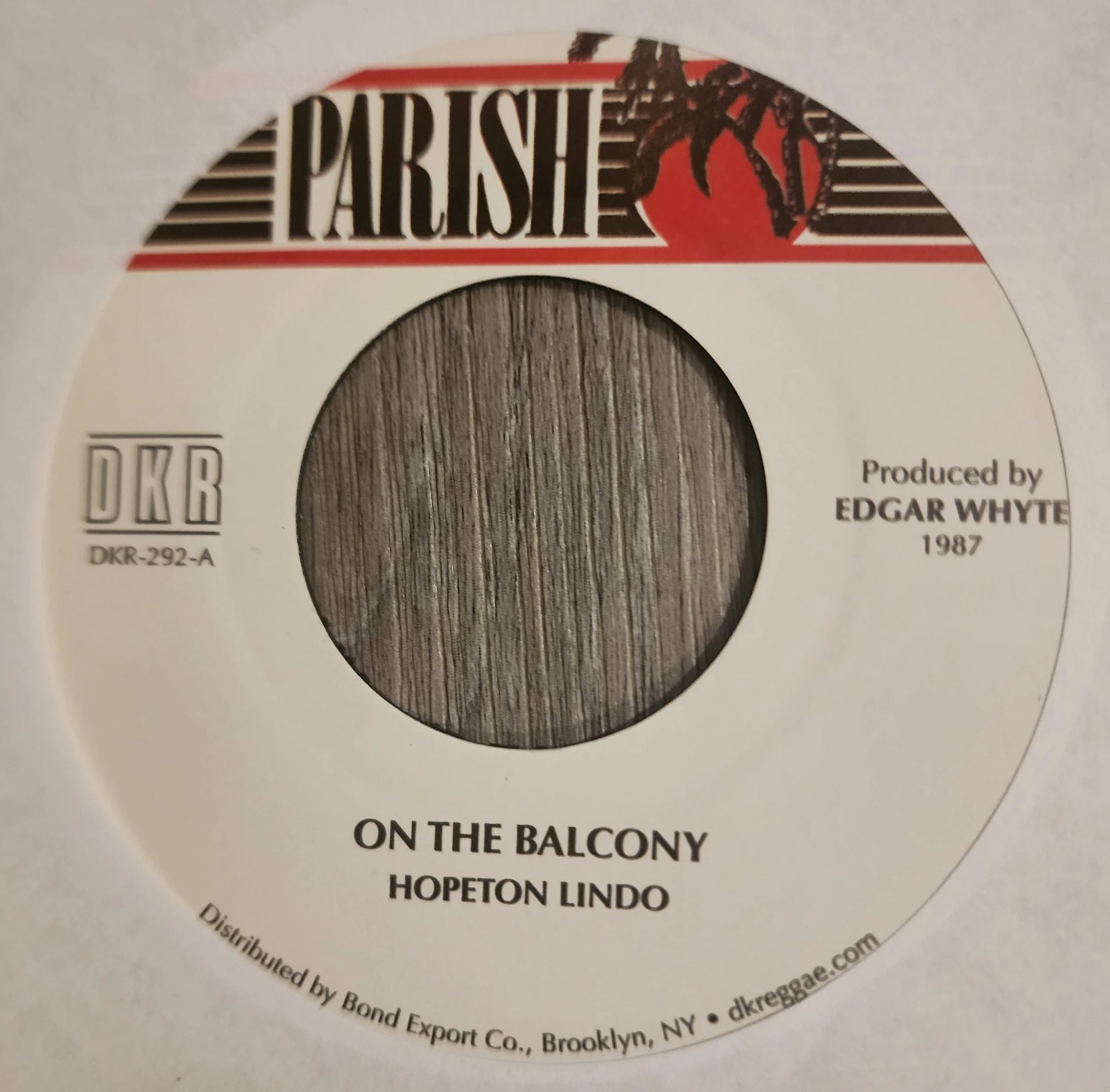 DKR-292 - Hopeton Lindo - On The Balcony + Version - 7''