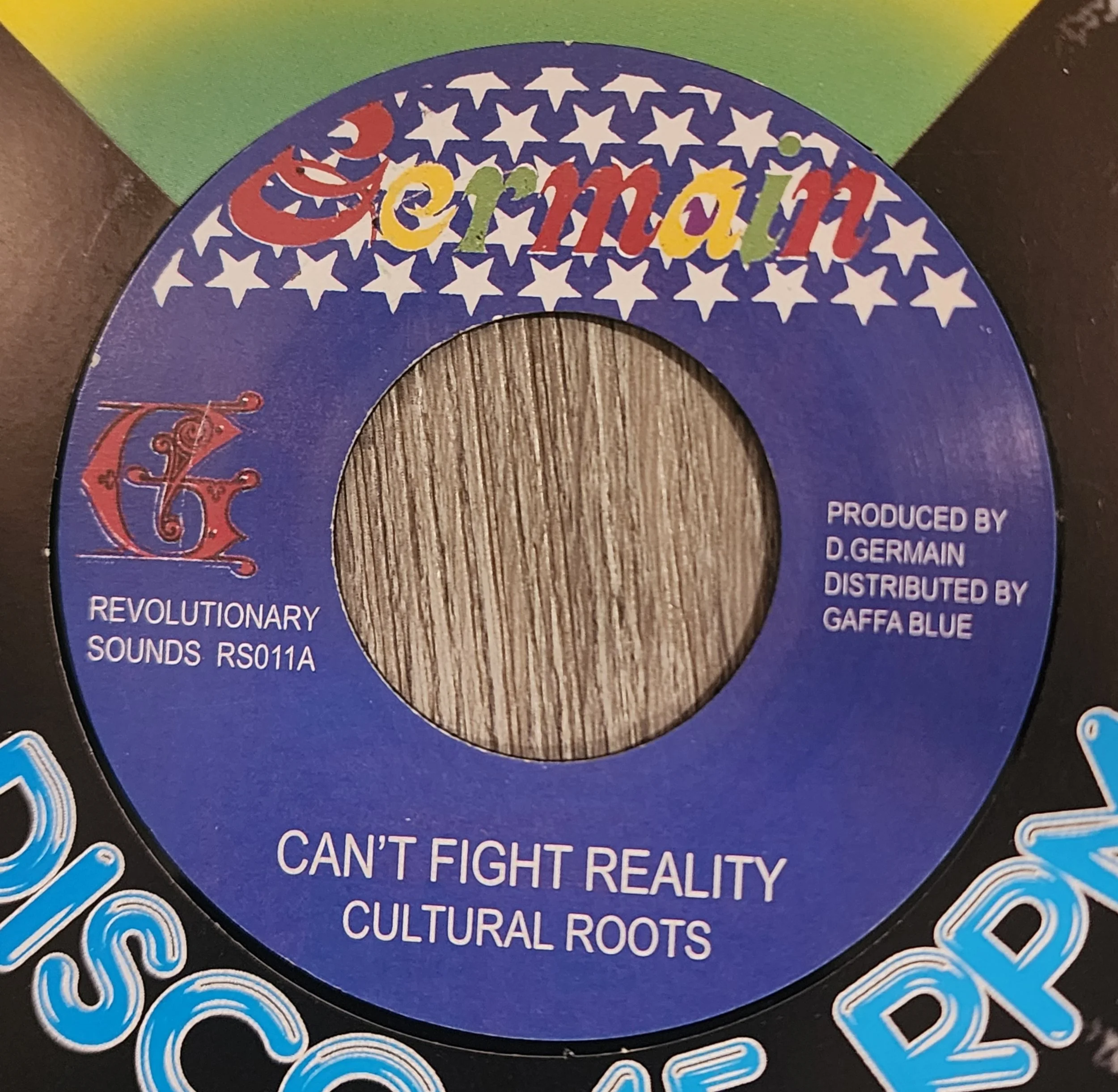 RS-011 - Cultural Roots - Cant Fight Reality + Cant Fight Dub Plate Version - 7