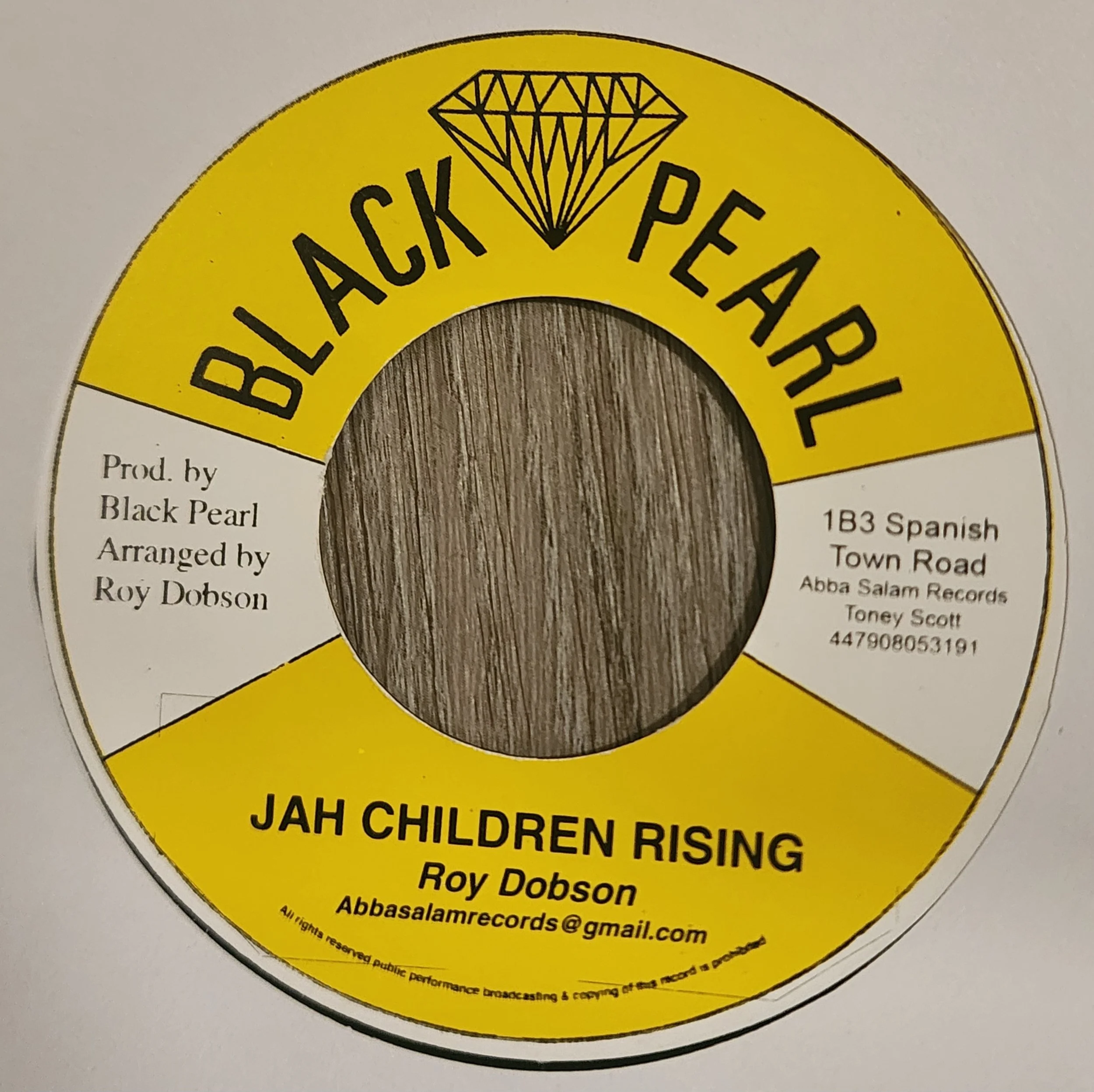 Roy Dobson - Jah Children Rising + Dub - 7