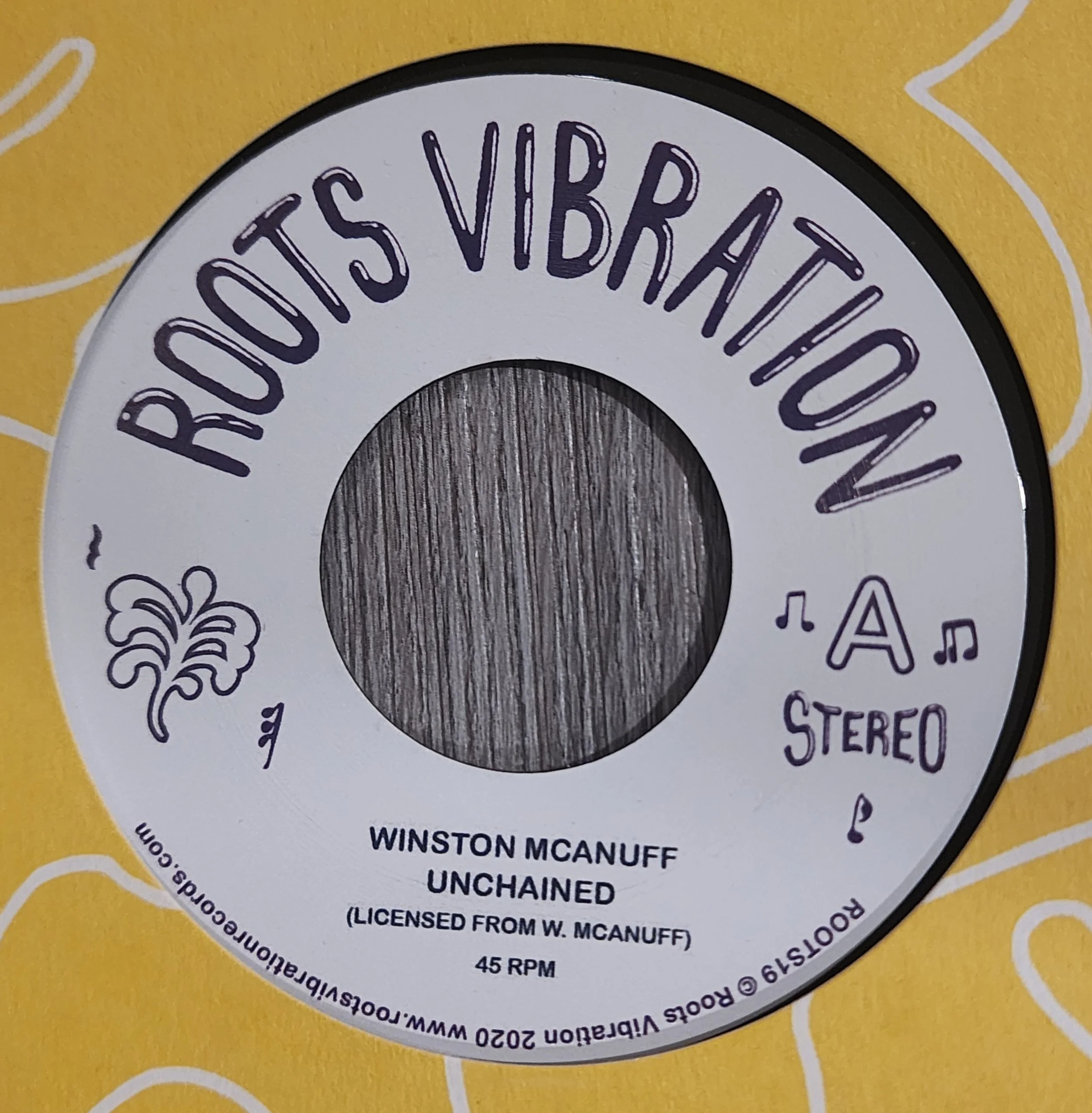 ROOTS-19 - Winston McAnuff / Fatman Riddim Section - Unchained + Still In Chain - 7