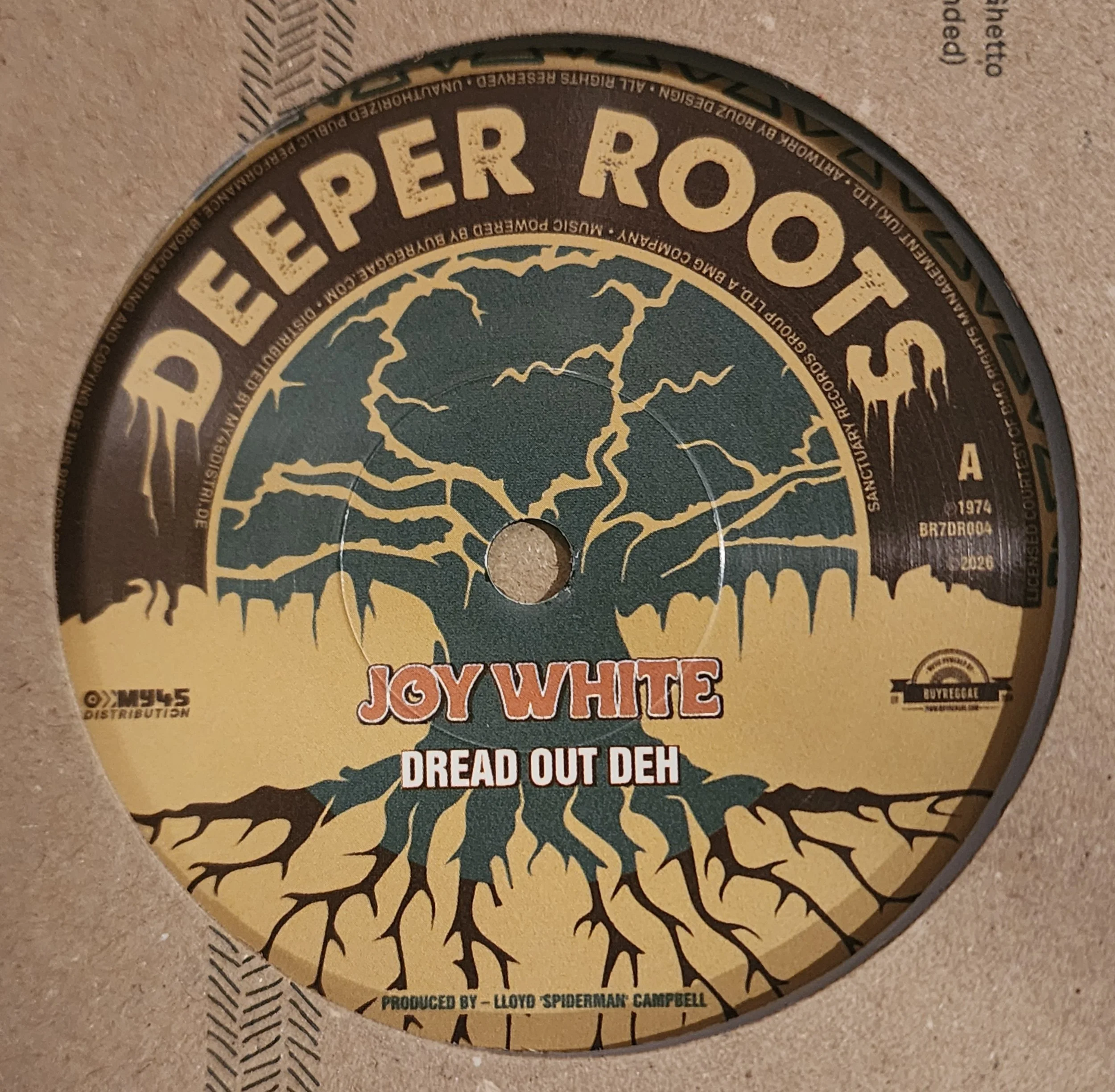BR7DR-004 - Joy White / Lloyd All Stars - Dread Out Deh + Dread Dub - 7