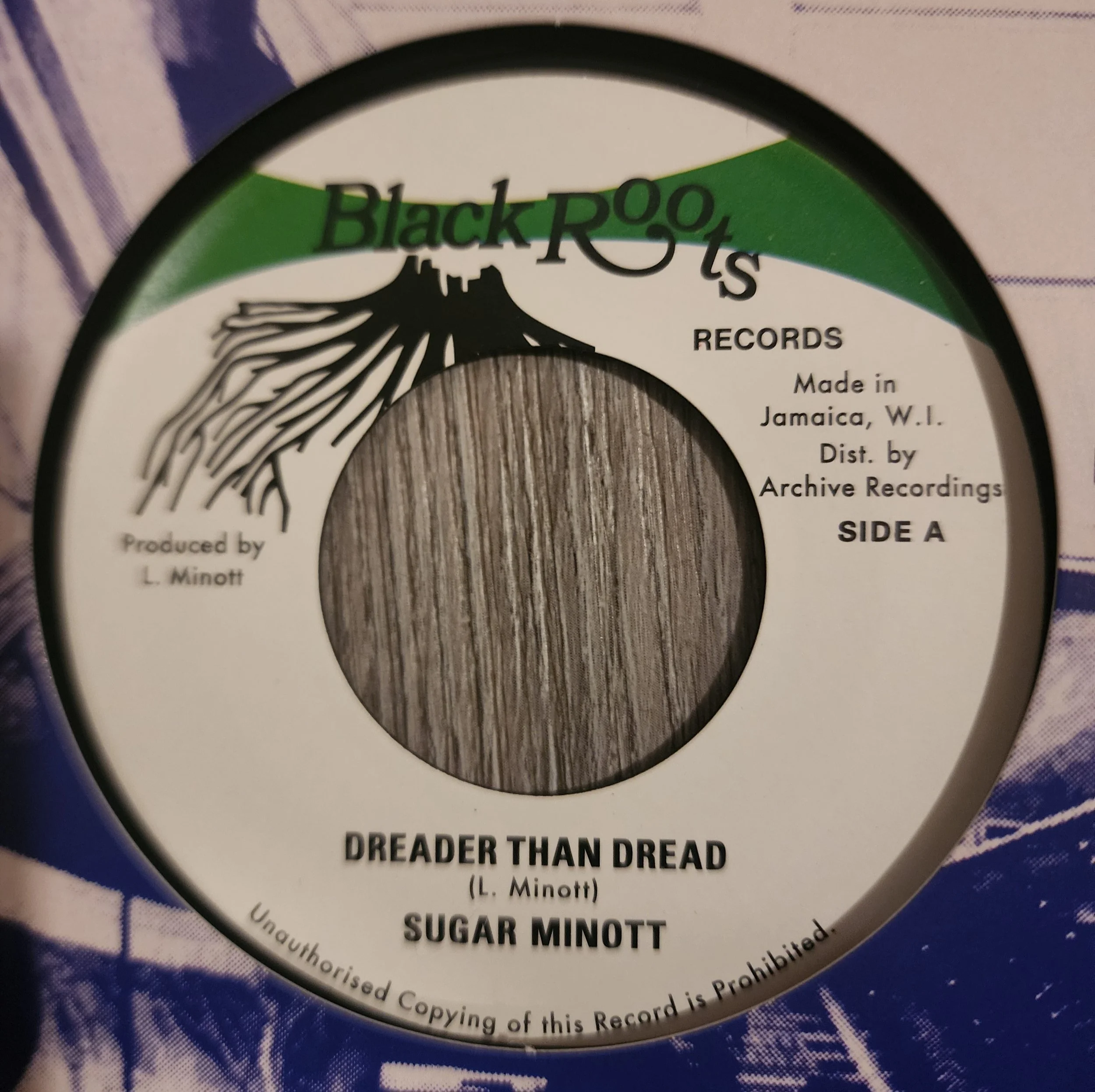 Sugar Minott / Black Roots Players - Dreader Than Dread + Dreader Dub - 7