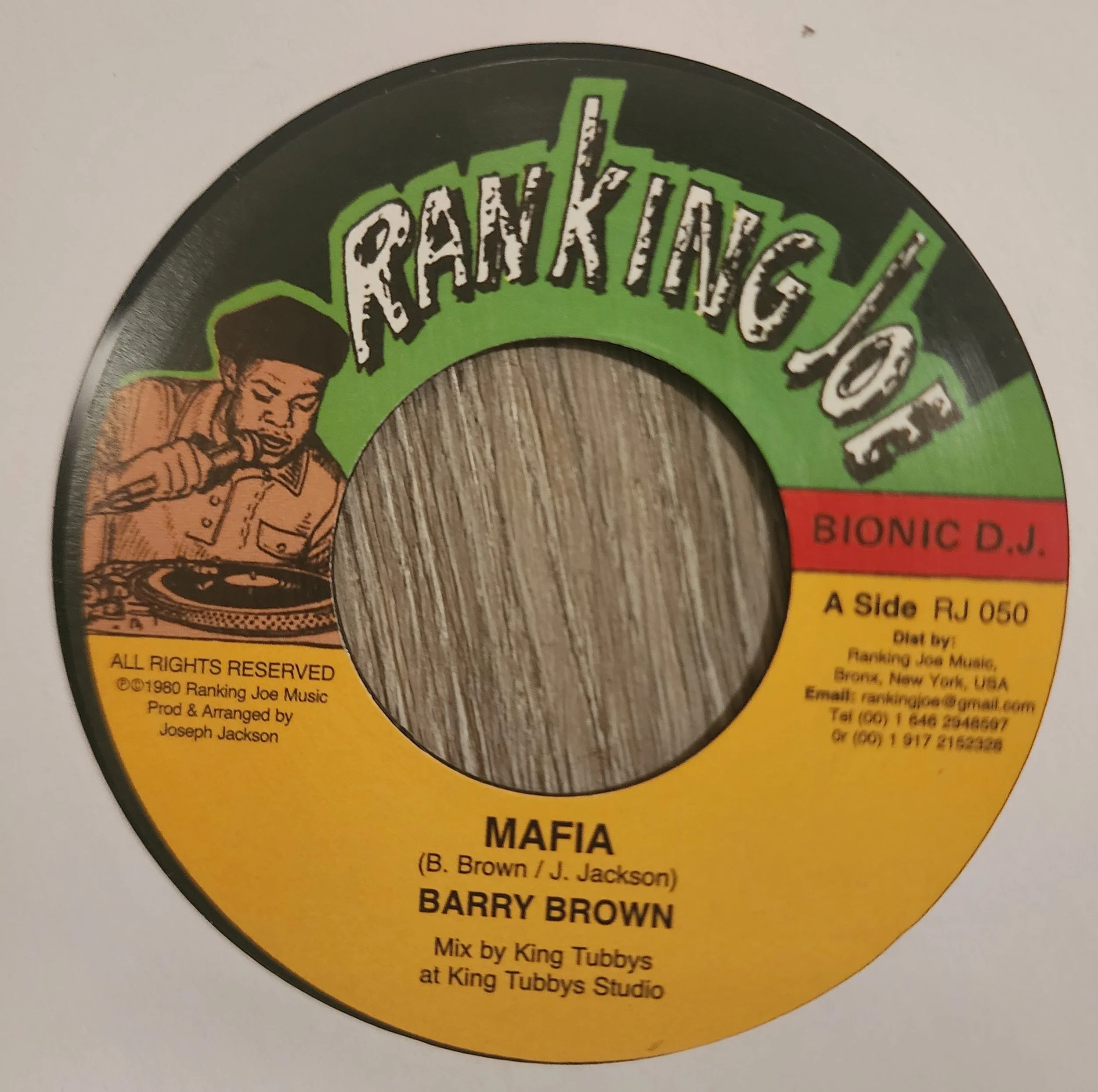 RJ-050 - Barry Brown - Mafia + Mafia Dub - 7