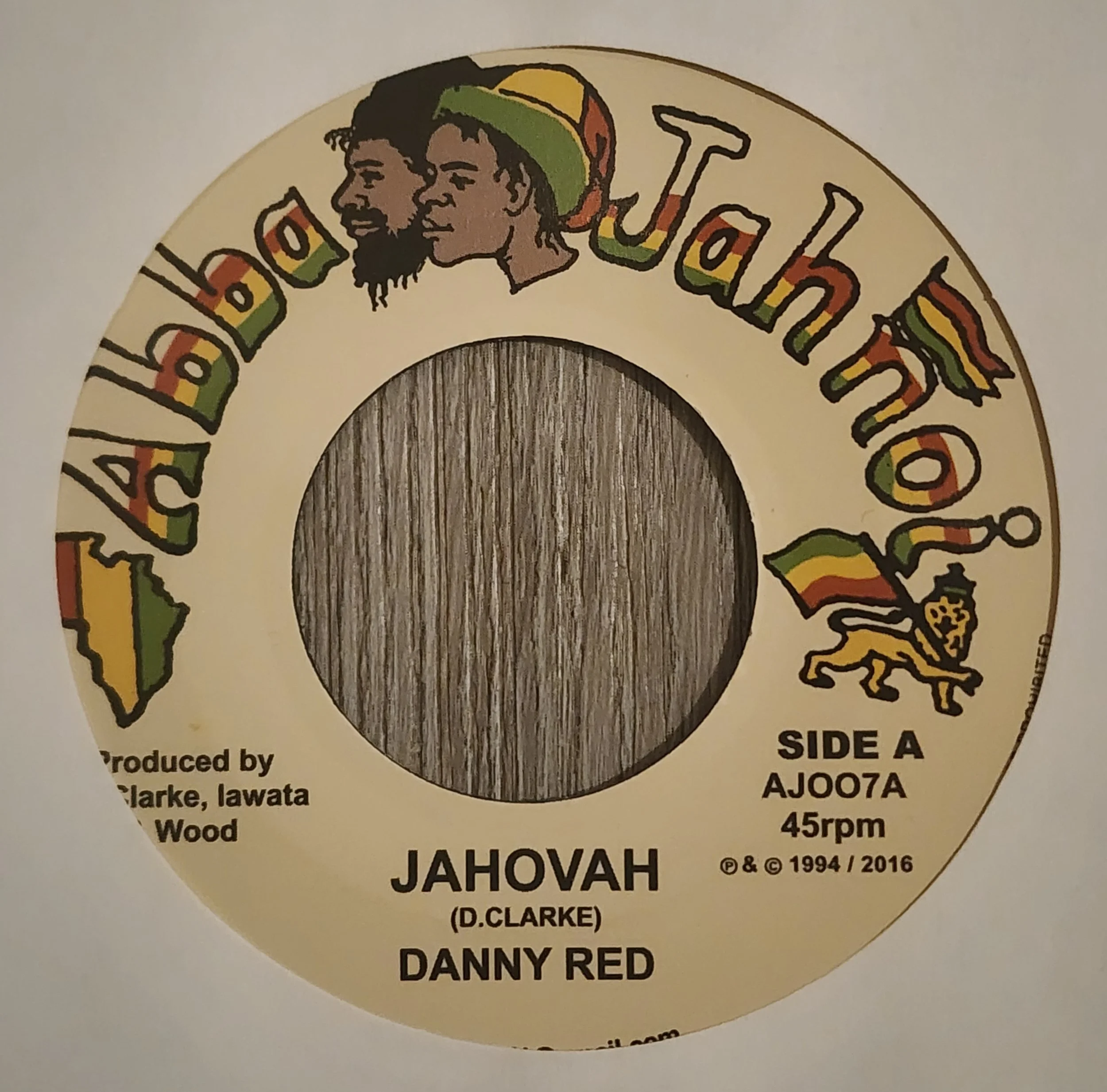 AJ-007 - Danny Red / Scruff - Jahovia + Jah Dub - 7