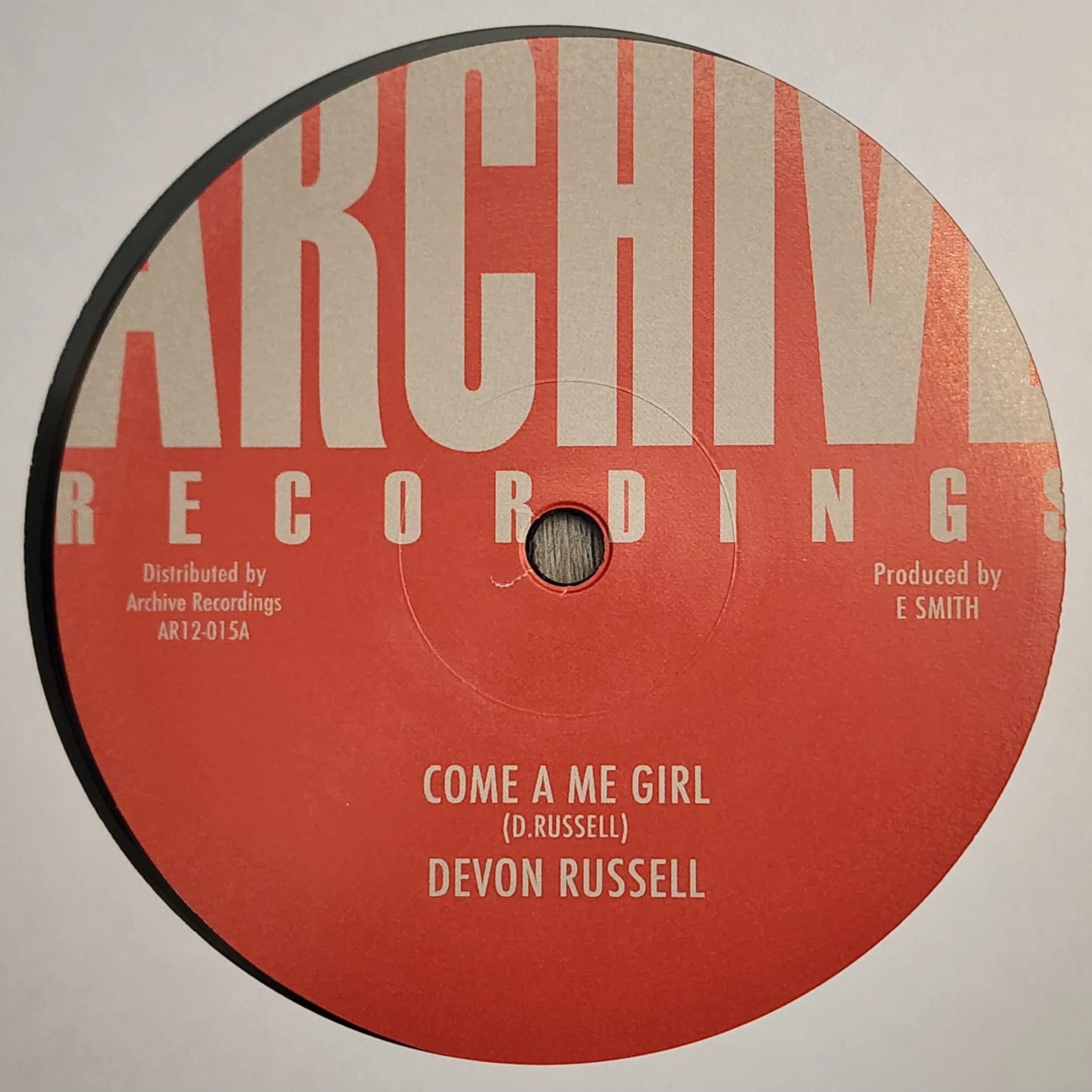 AR12-015 - Devon Russell - Come A Me Girl + Gully Banking - 12"