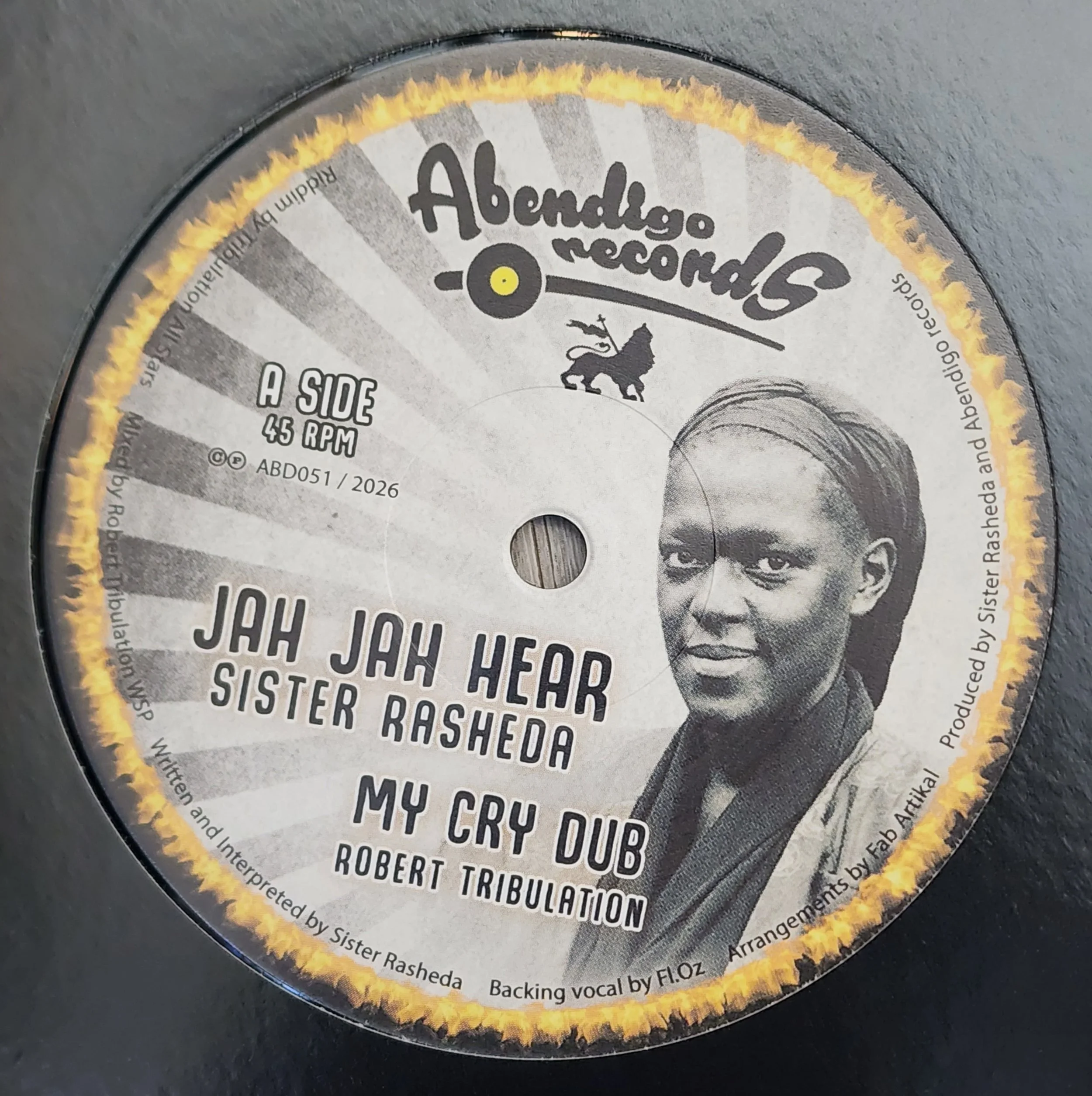 ABD-051 - Sister Rasheda / Prince Alla - Jah Jah Hear + Stone - 12"