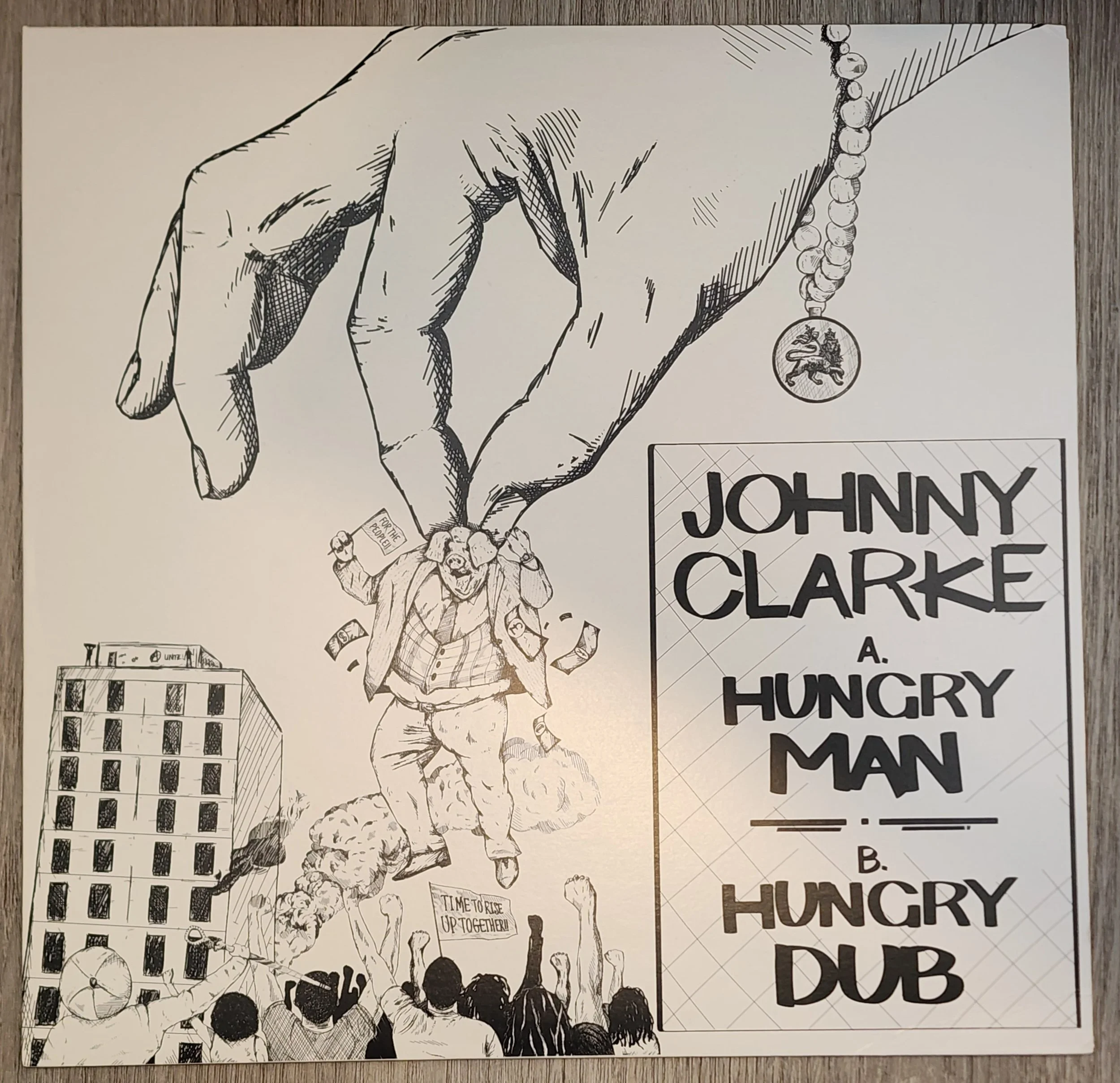 AD-005 - Johnny Clarke - Hungry Man + Dub - 12"