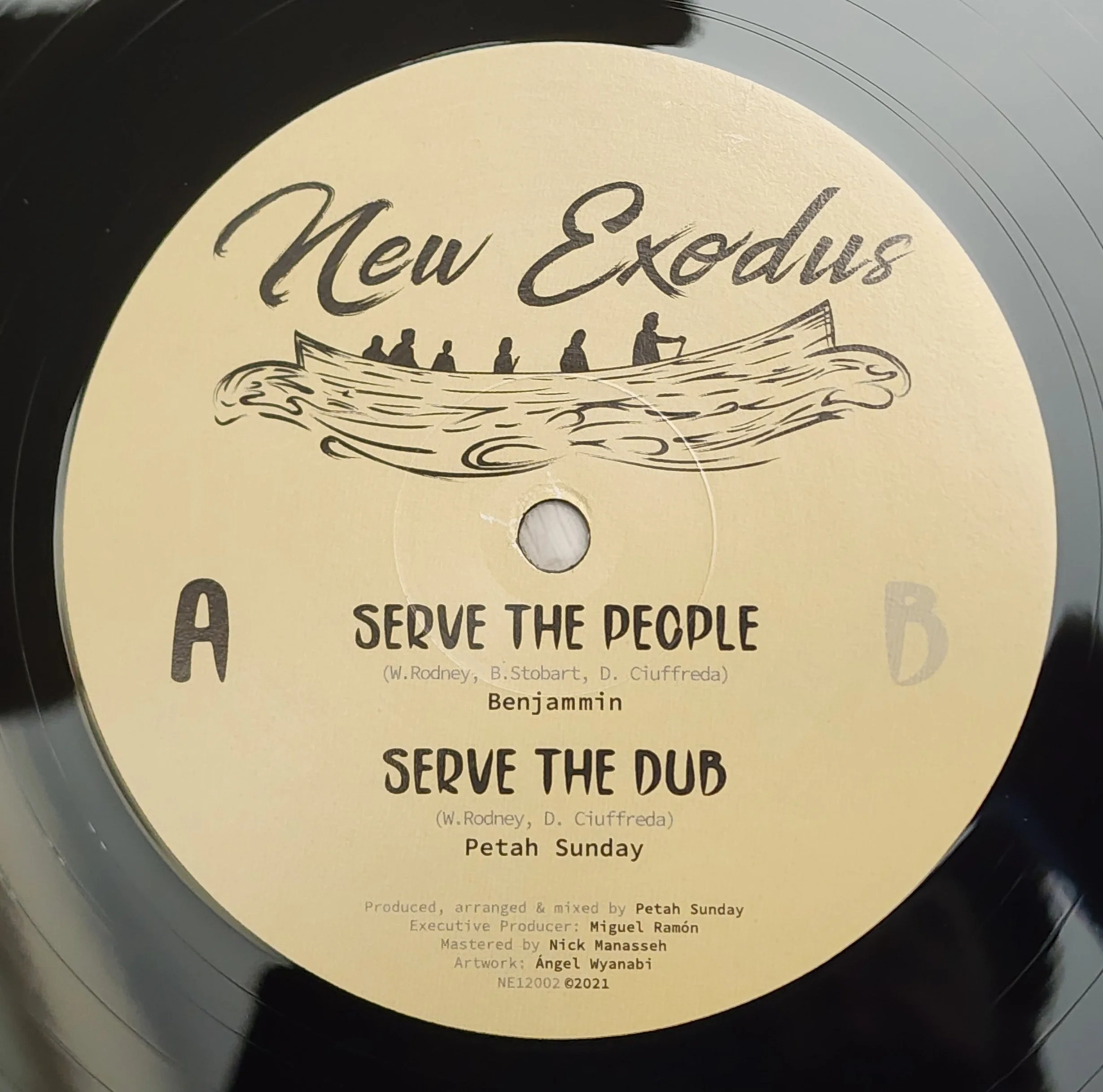 NE-12002 - Benjammin / Petah Sunday / I-Tal Soup Riddim Section - Serve The People + Horns Driver - 12"